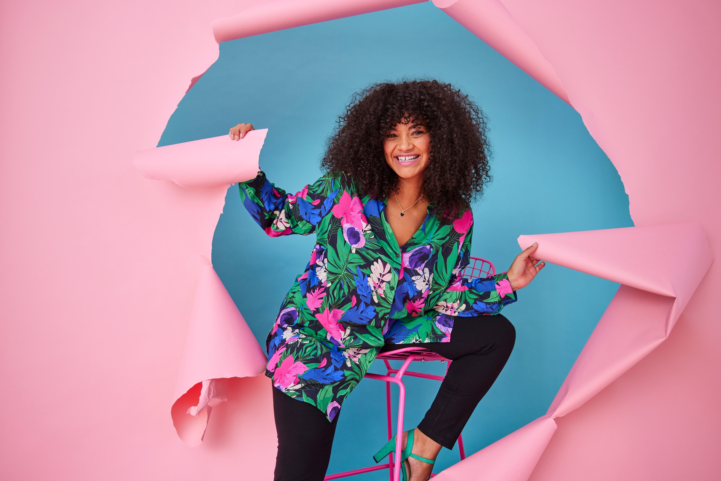 Aniston PLUS Leggings, aus elastischer Single Jersey-Qualität - NEUE KOLLEKTION