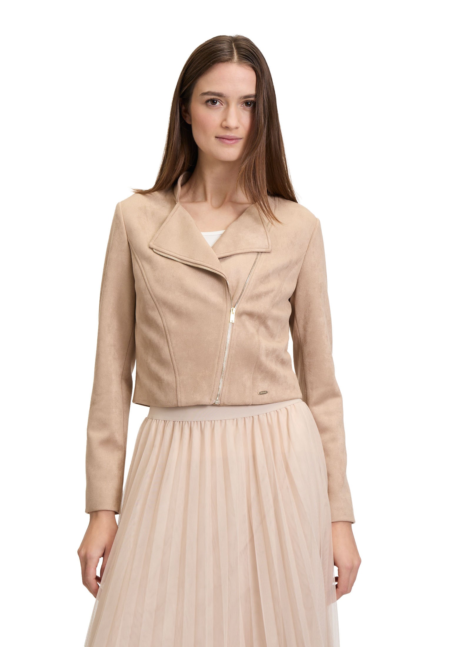 Betty&Co Jackenblazer »Bikerjacke mit Stehkragen«