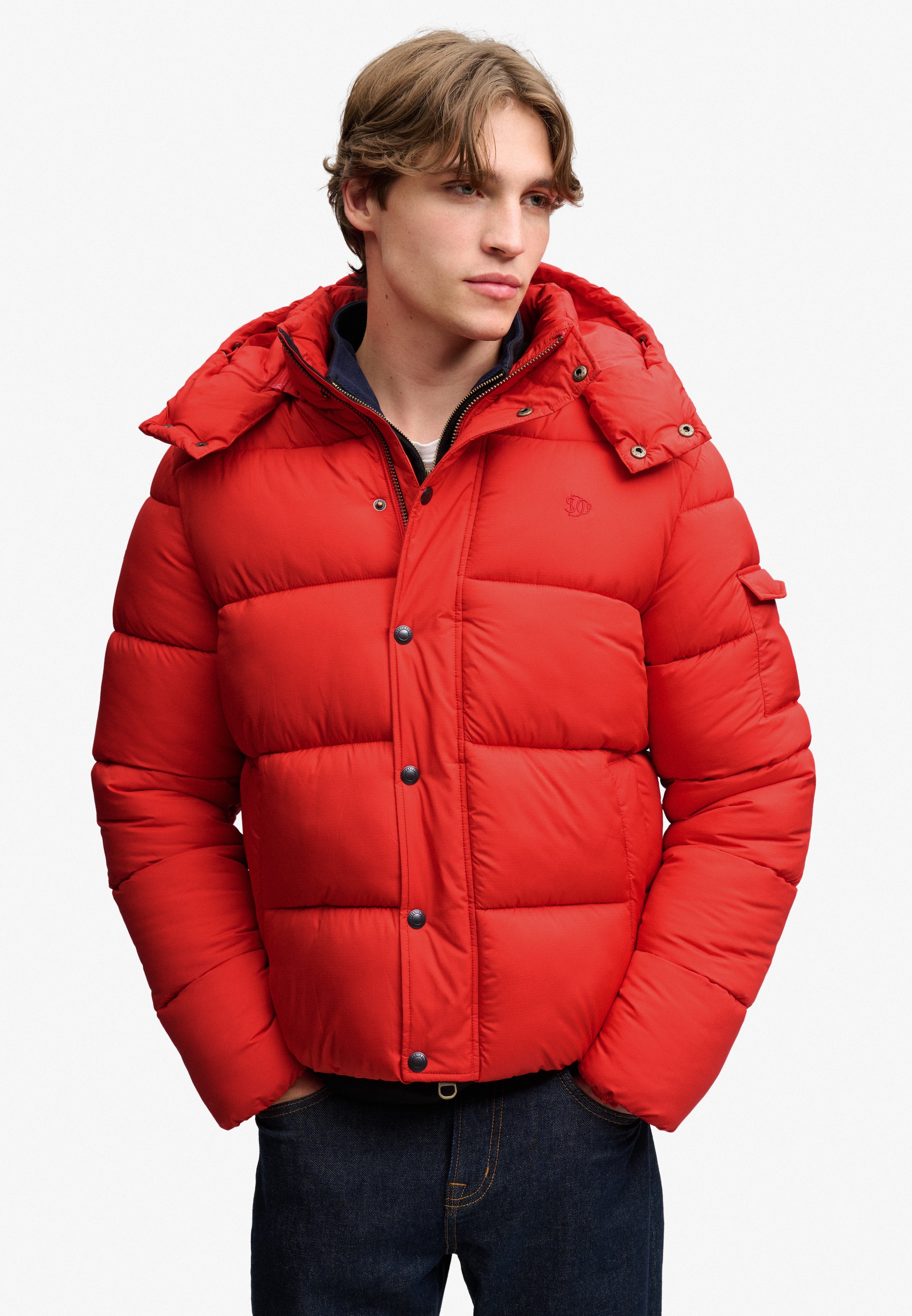 Superdry Steppjacke »PREMIUM RIPSTOP PUFFER JKT« mit Kapuze Kunstfaser, relaxed fit