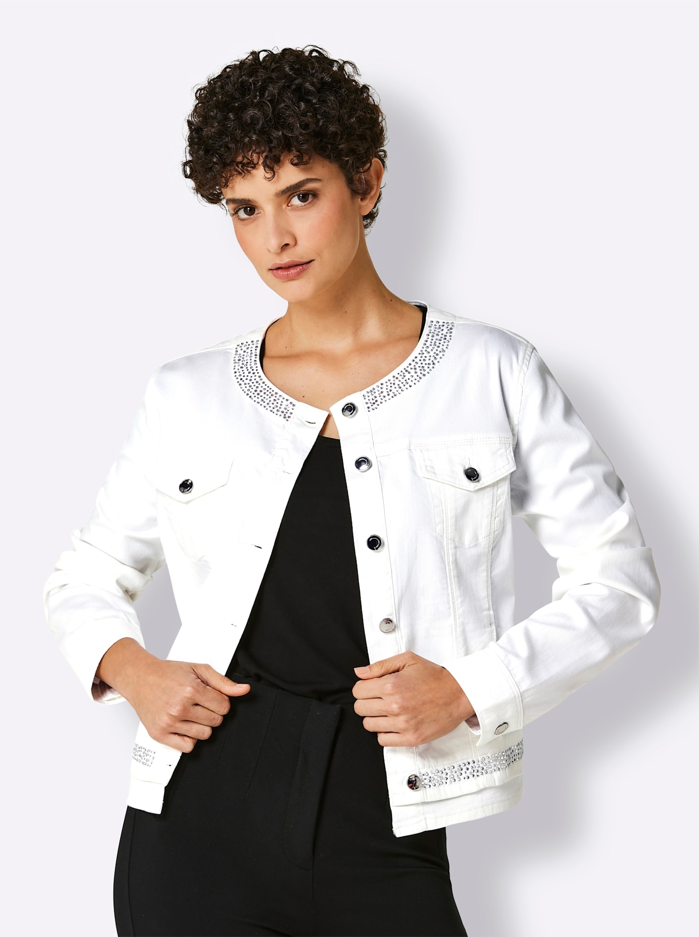 CREATION L PREMIUM Jeansblazer »Baumwoll-Modal-Jeans-Blazer«
