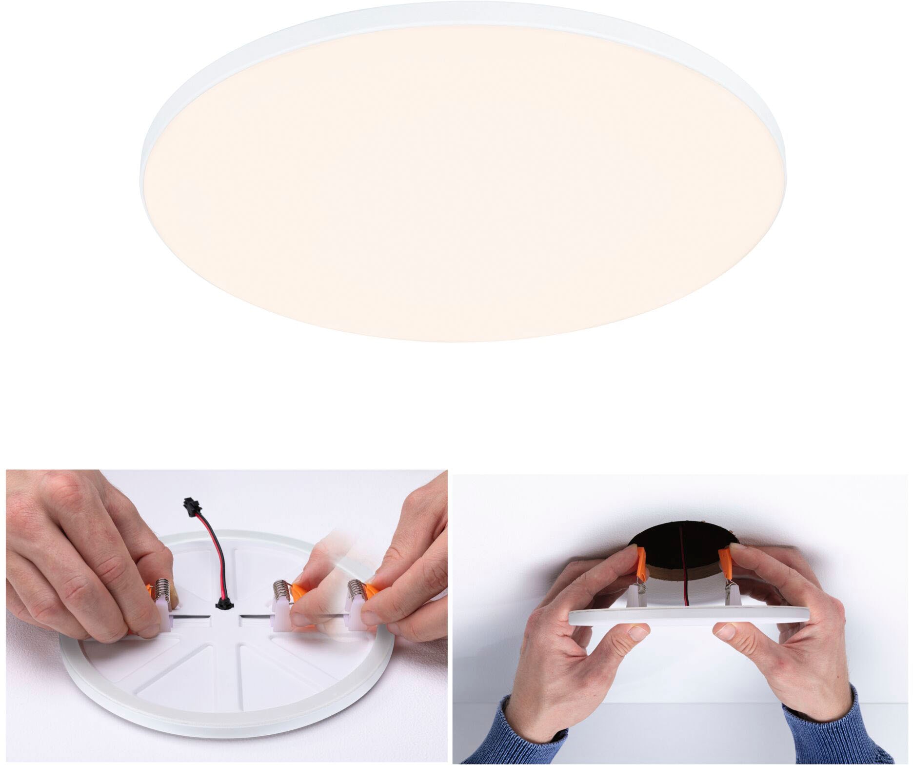 Paulmann LED Einbauleuchte »Veluna«, Schutzart IP44 spritzwassergeschützt,  dimmbar, Ø 20,0 cm