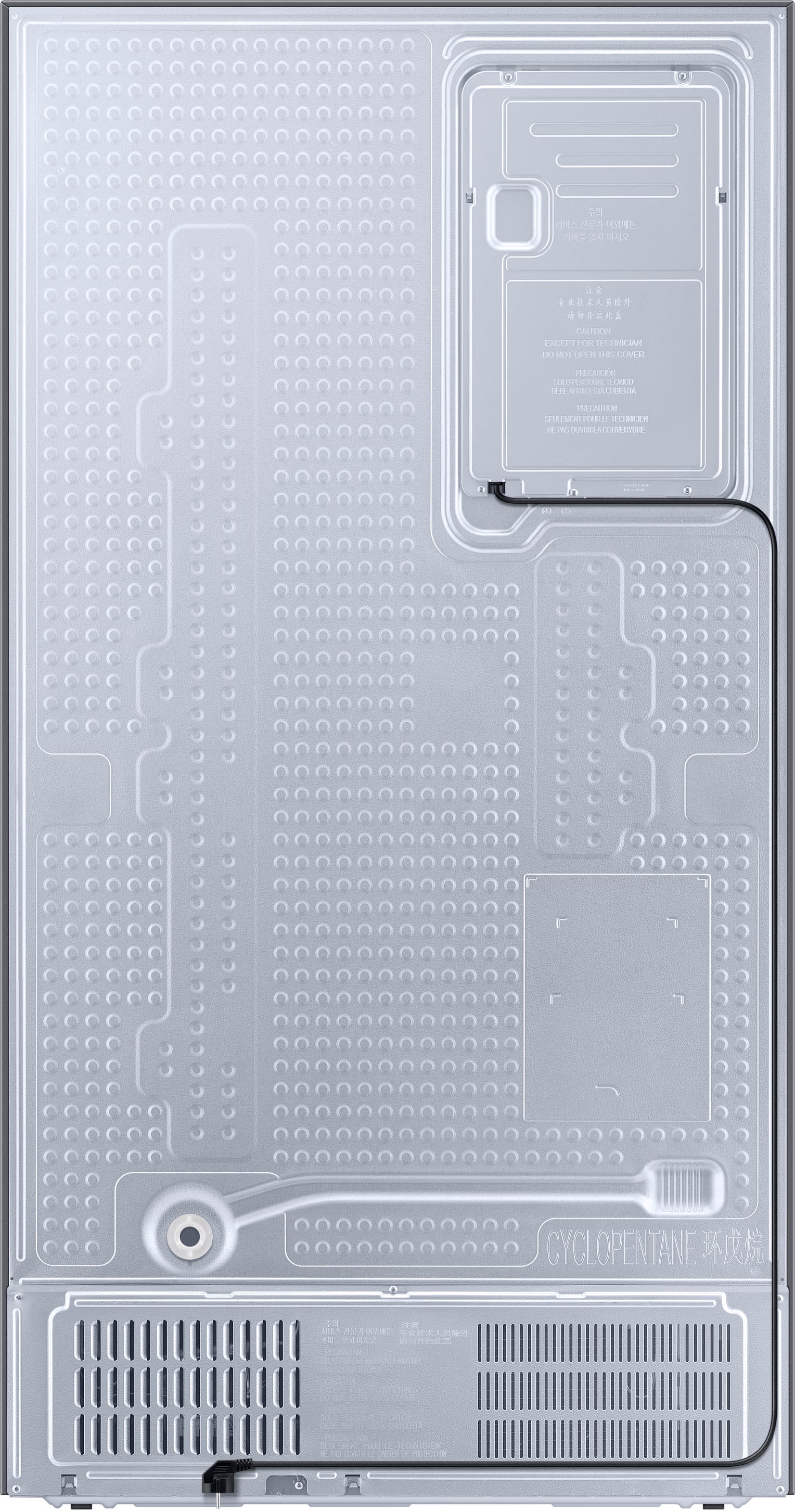 Samsung Side-by-Side, RS6GA884CSL, 178 cm hoch, 91,2 cm breit