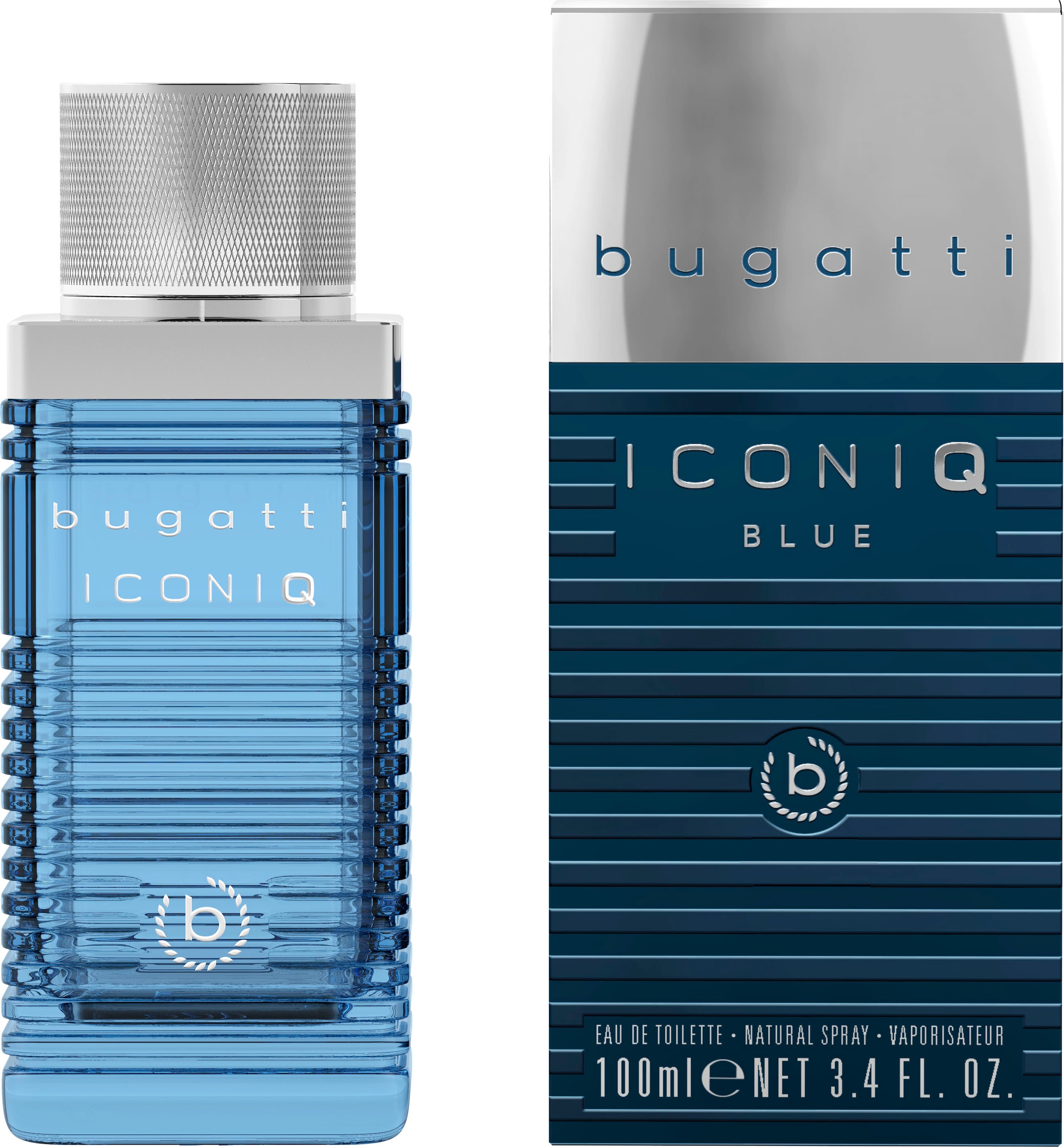 Eau de Toilette »BUGATTI Iconiq Blue EdT 100ml«