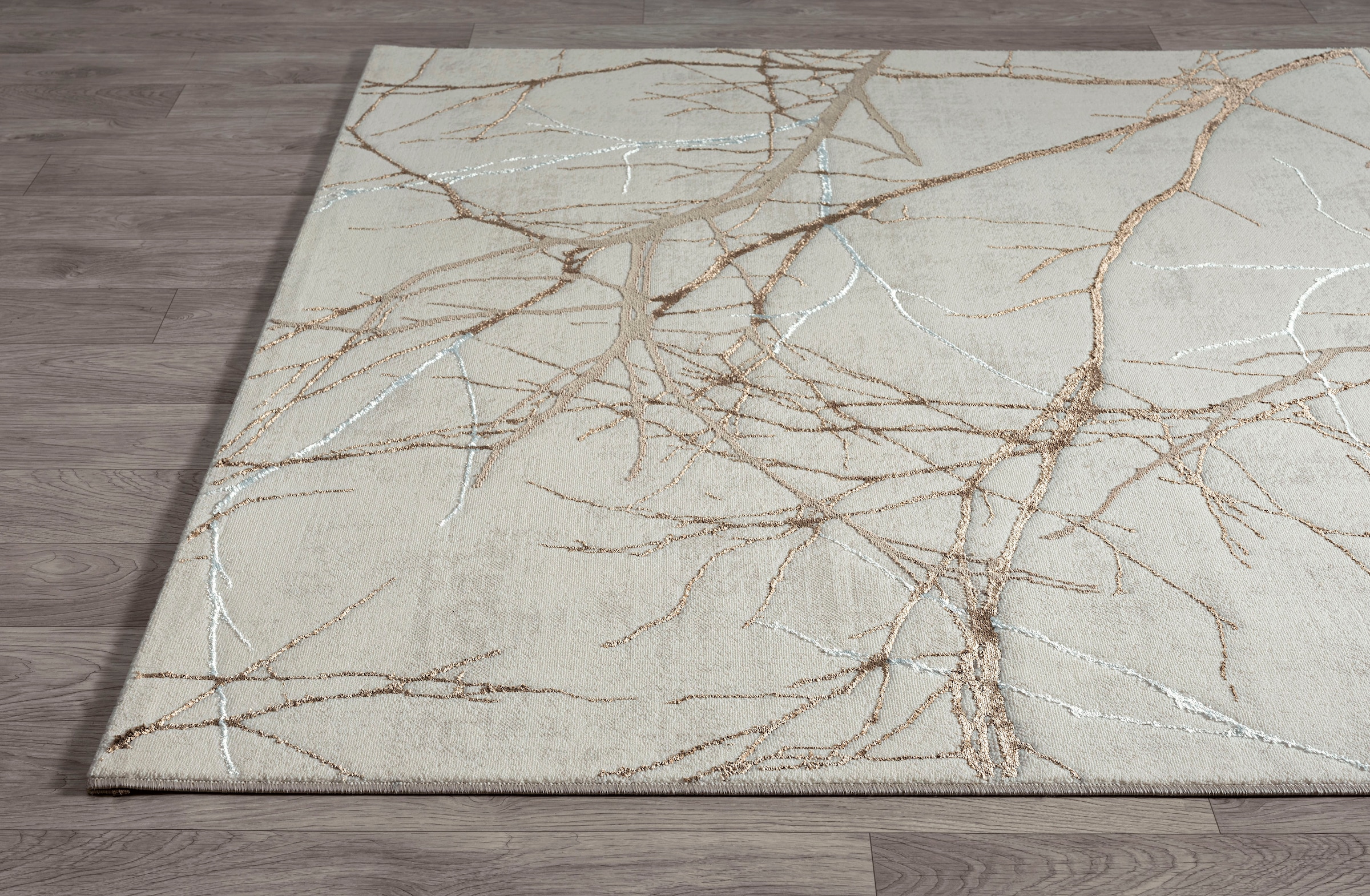 merinos Teppich »Creation 50055«, rechteckig, 10 mm Höhe, elegant, glänzend, Kurzflor, Indoor, pflegeleicht, robust