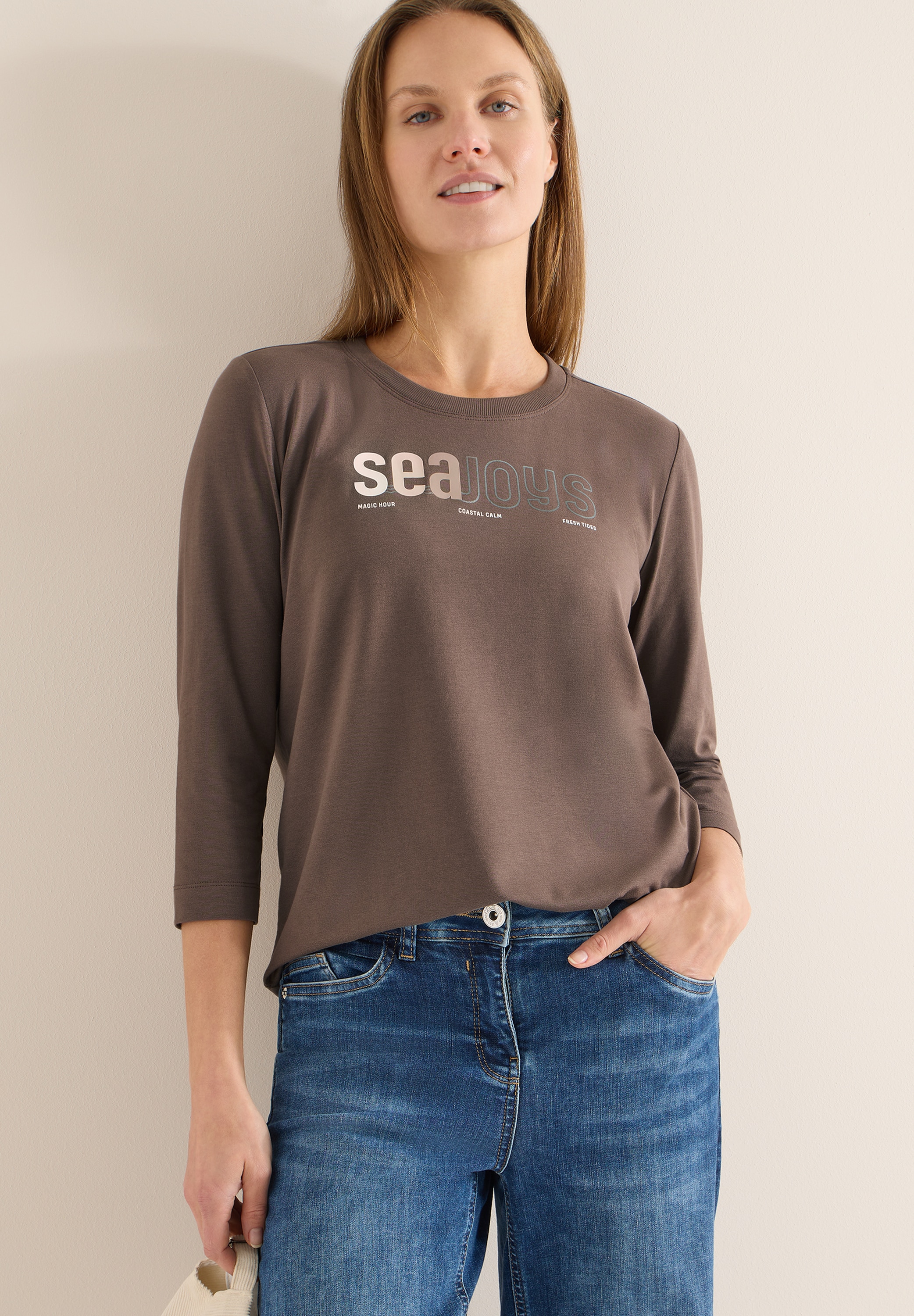 Cecil 3/4-Arm-Shirt mit Frontprint