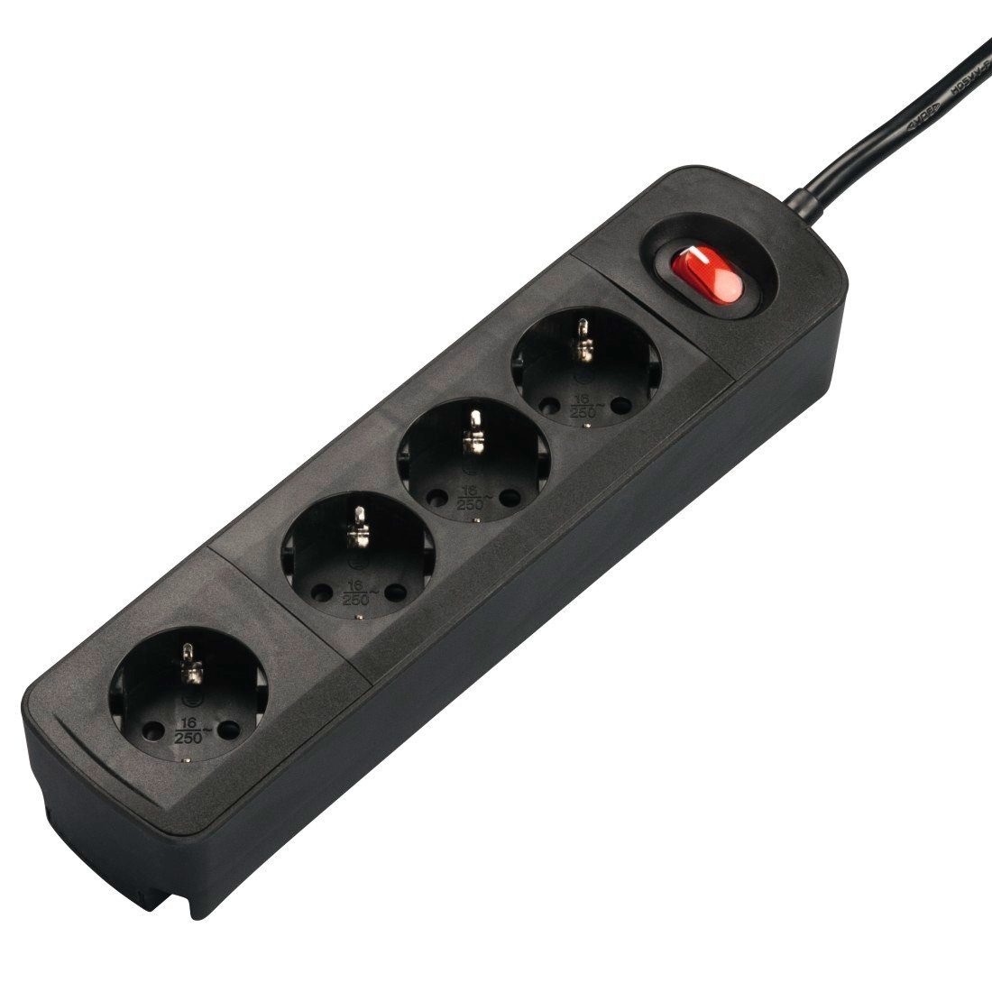 Steckdosenleiste "TIDY-Line", 4-fach, mit Schalter, Sc