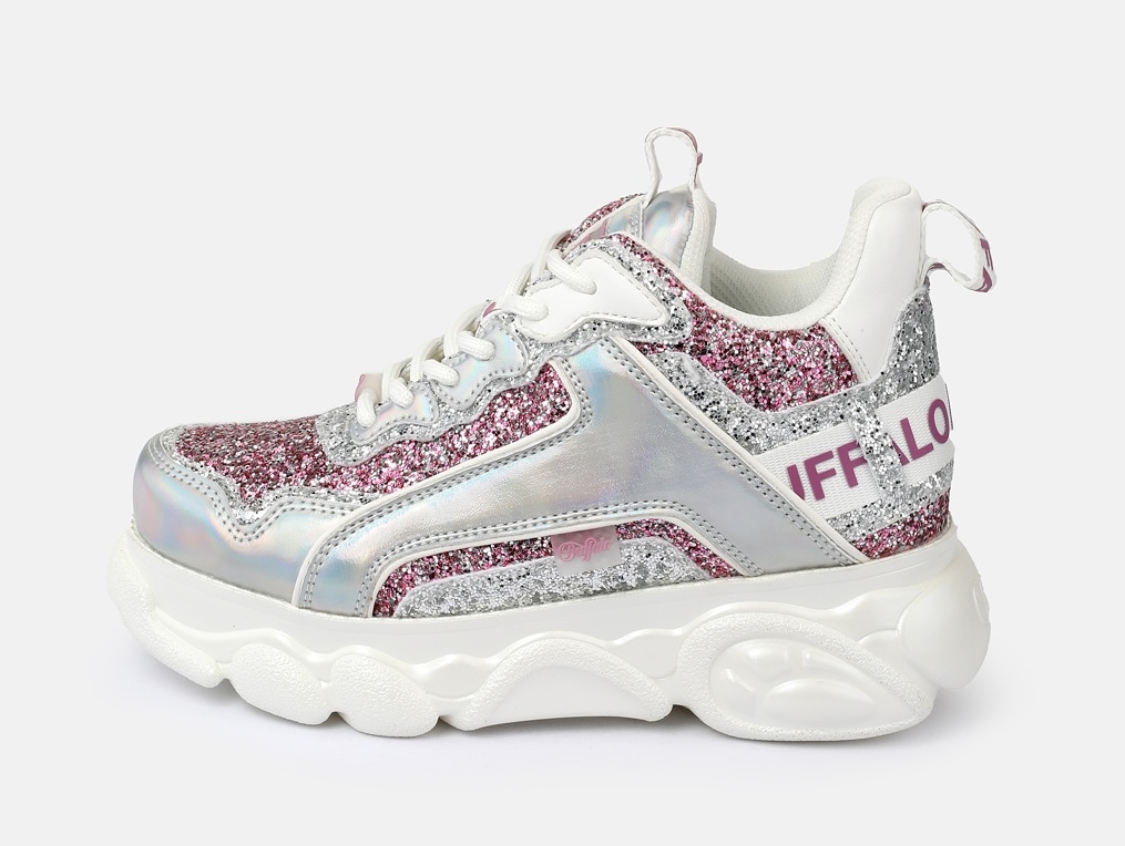 Buffalo Plateausneaker »CLD Chai«  Schnürschuh, Halbschuh, Chunky-Sneaker mit Glitter