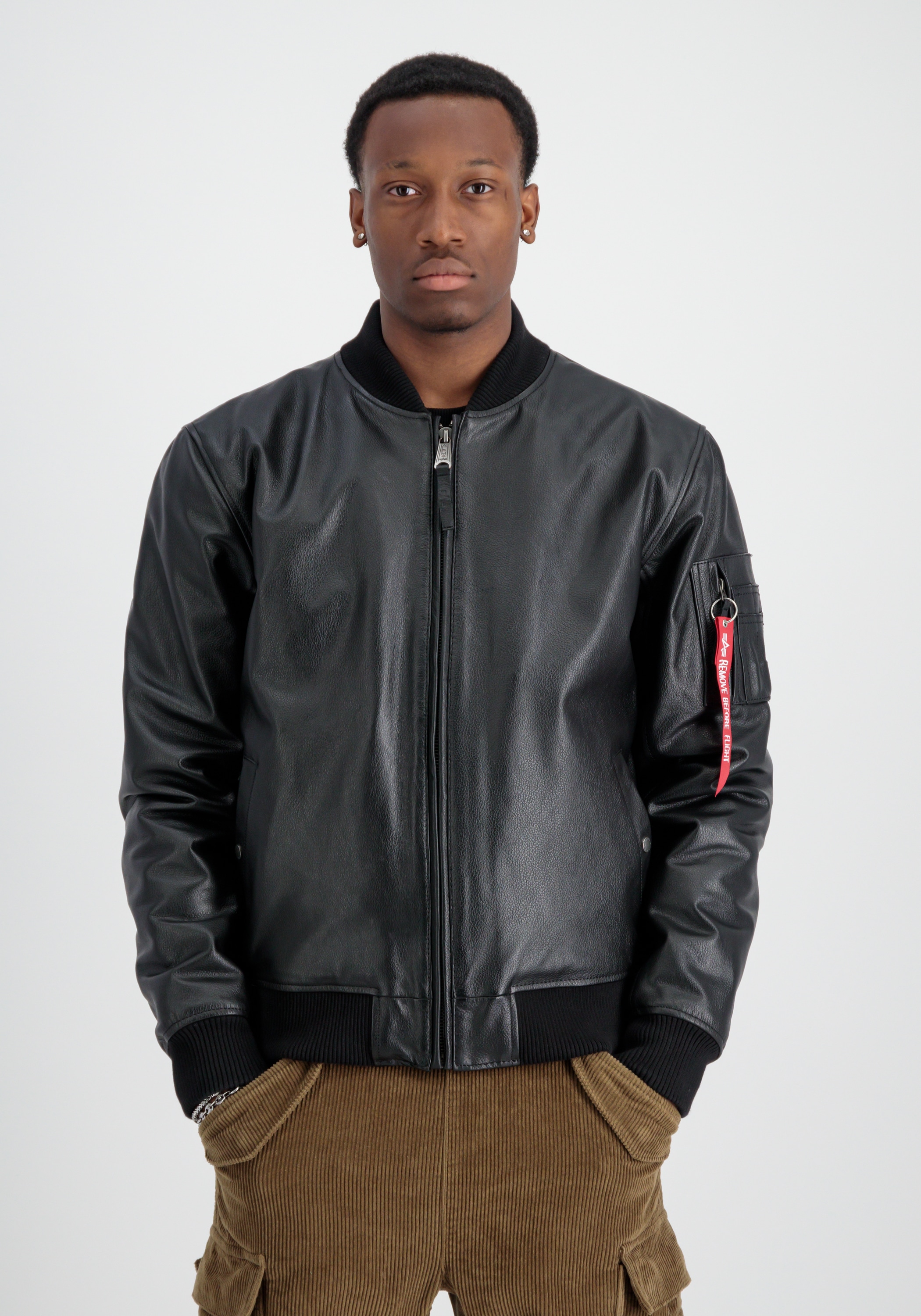 Lederjacke »Alpha Industries Men - Leather & Vegan Jackets MA-1 Leather LF«