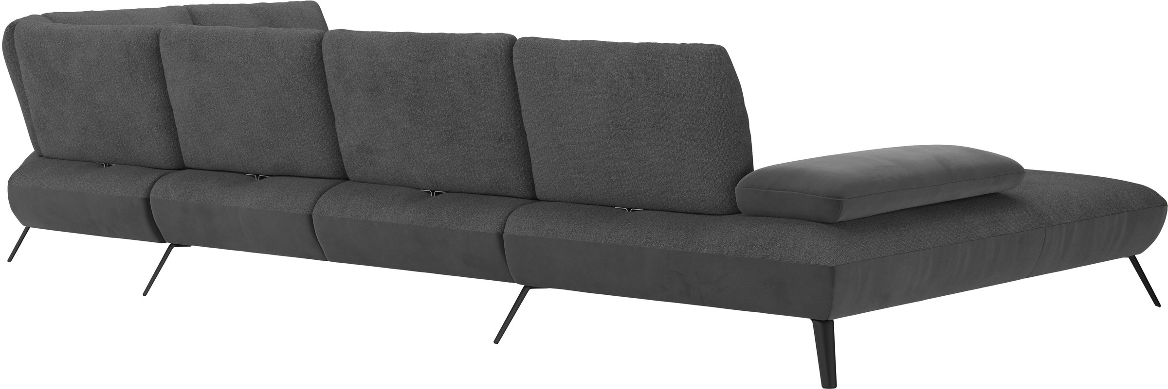 Places of Style Wohnlandschaft »Mikado U-Form«, inkl. Sitztiefenverstellung und Armteilverstellung