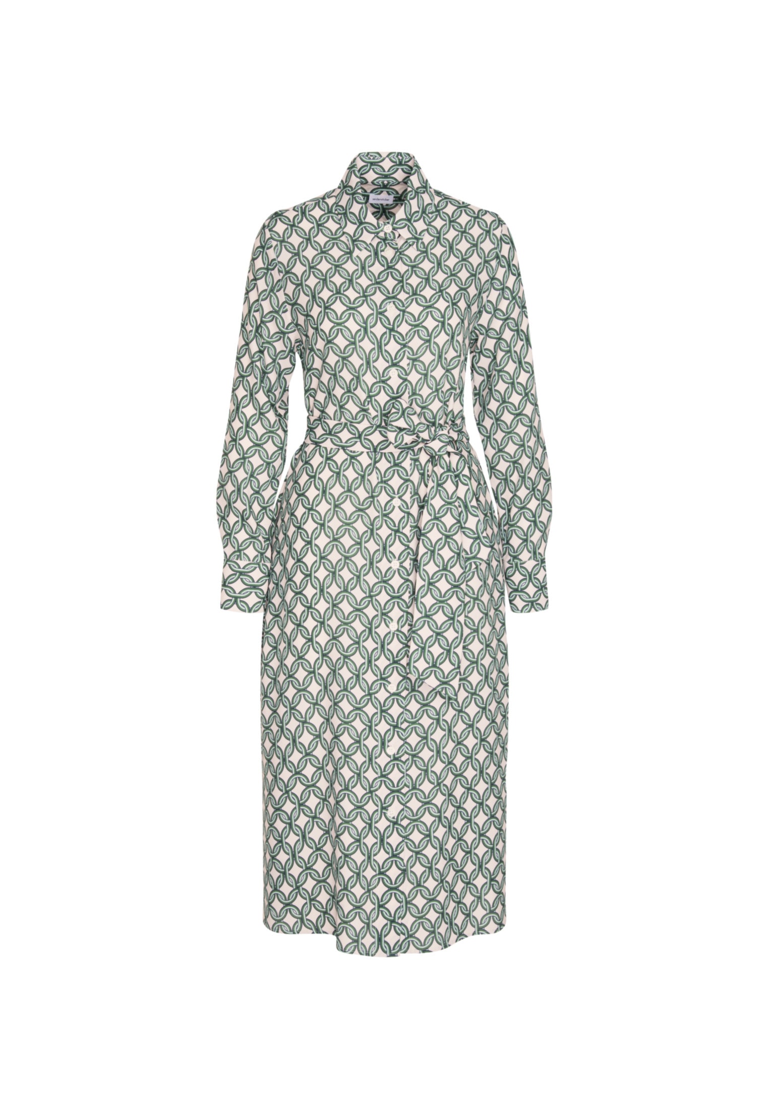 seidensticker Sommerkleid »Schwarze Rose« 1/1 Kragen Druck