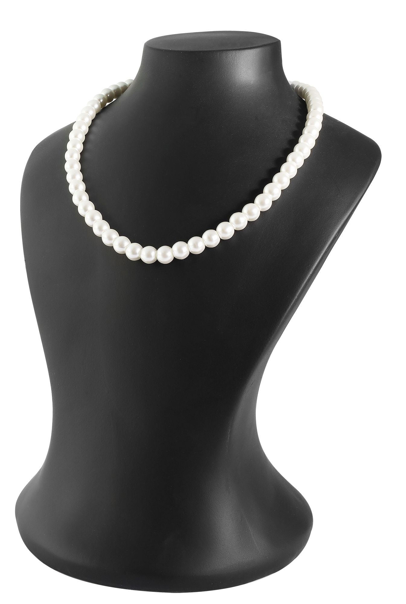 Adelia´s Gliederkette »Damen Halskette aus Glas mit Perle 45 cm«