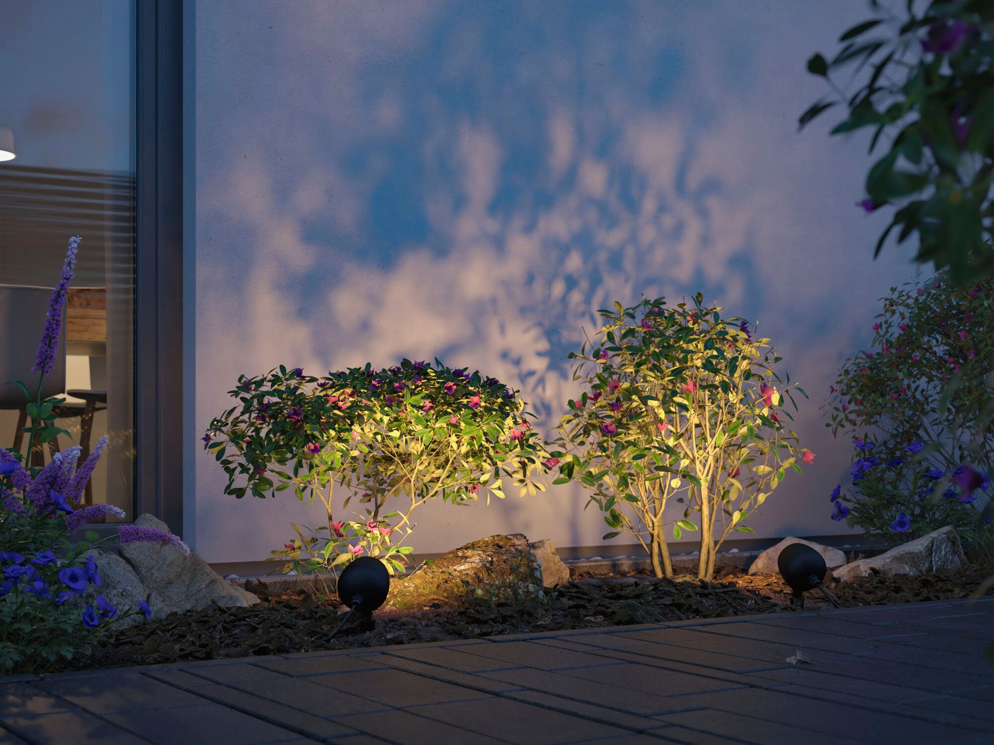 Paulmann LED Gartenleuchte »Outdoor 230V Spot Kikolo RGBW ZigBee«, 1 flammig, ZigBee RGBW