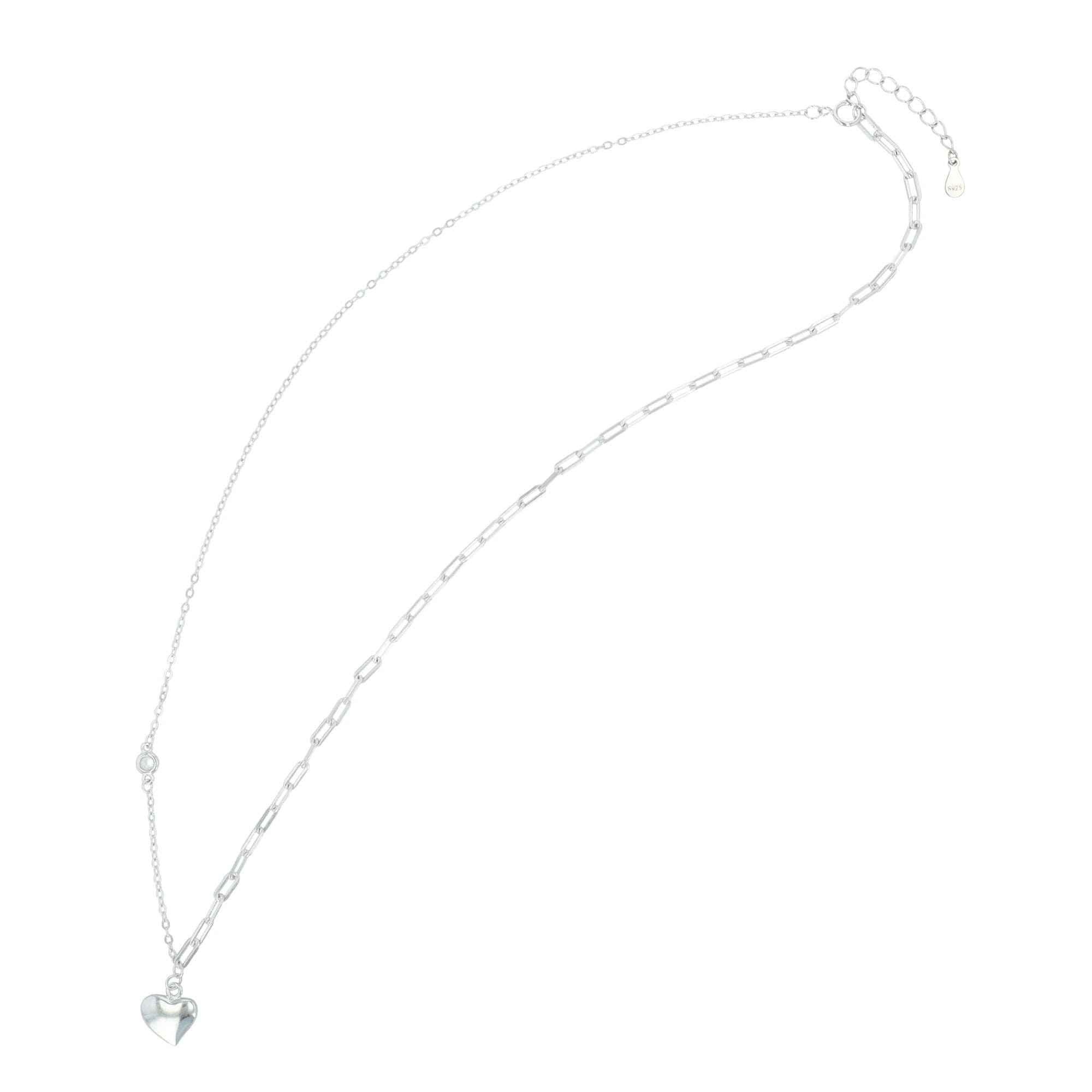 Adelia´s Kette ohne Anhänger »Damen Halskette mit Anhänger ¿ Herz aus 925 Silber«