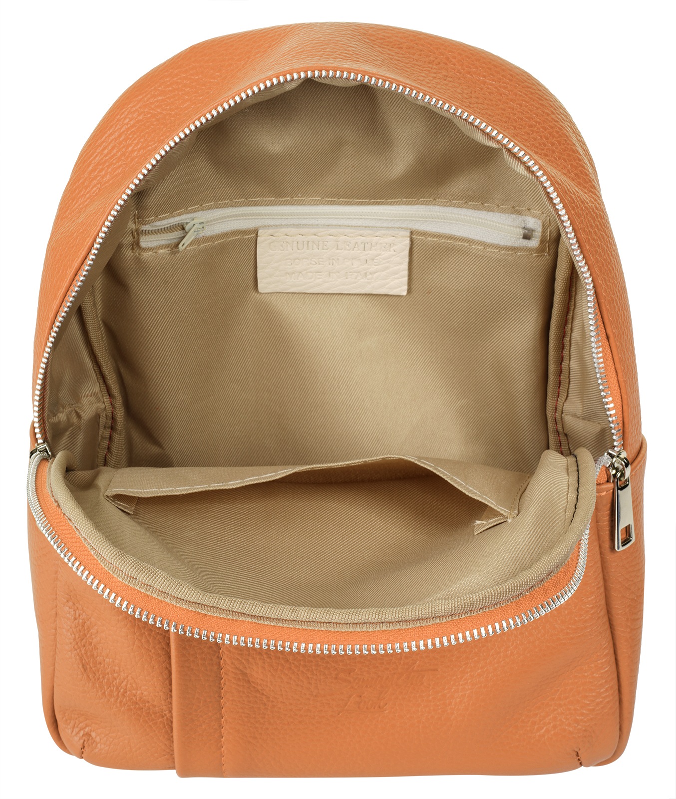 Samantha Look Cityrucksack Echt Leder, Made in Italy