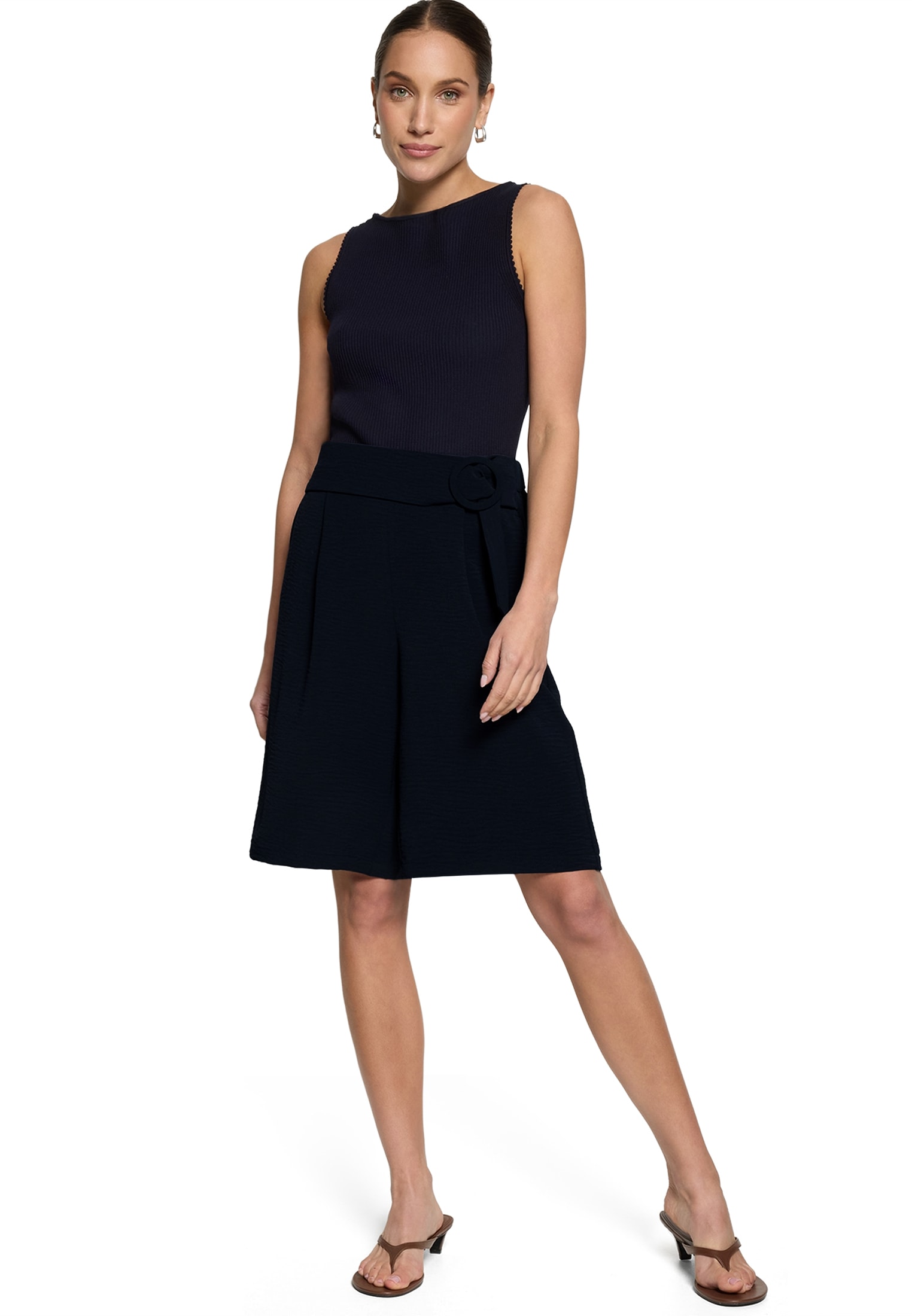 Zero Shorts »Shorts mit weitem Bein«