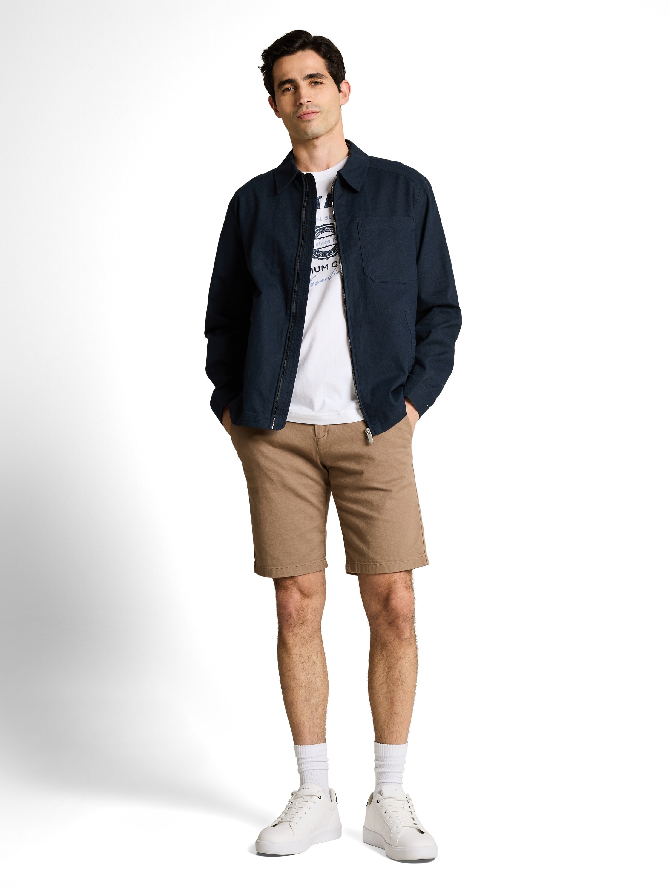 TOM TAILOR Hemdjacke mit Taschen