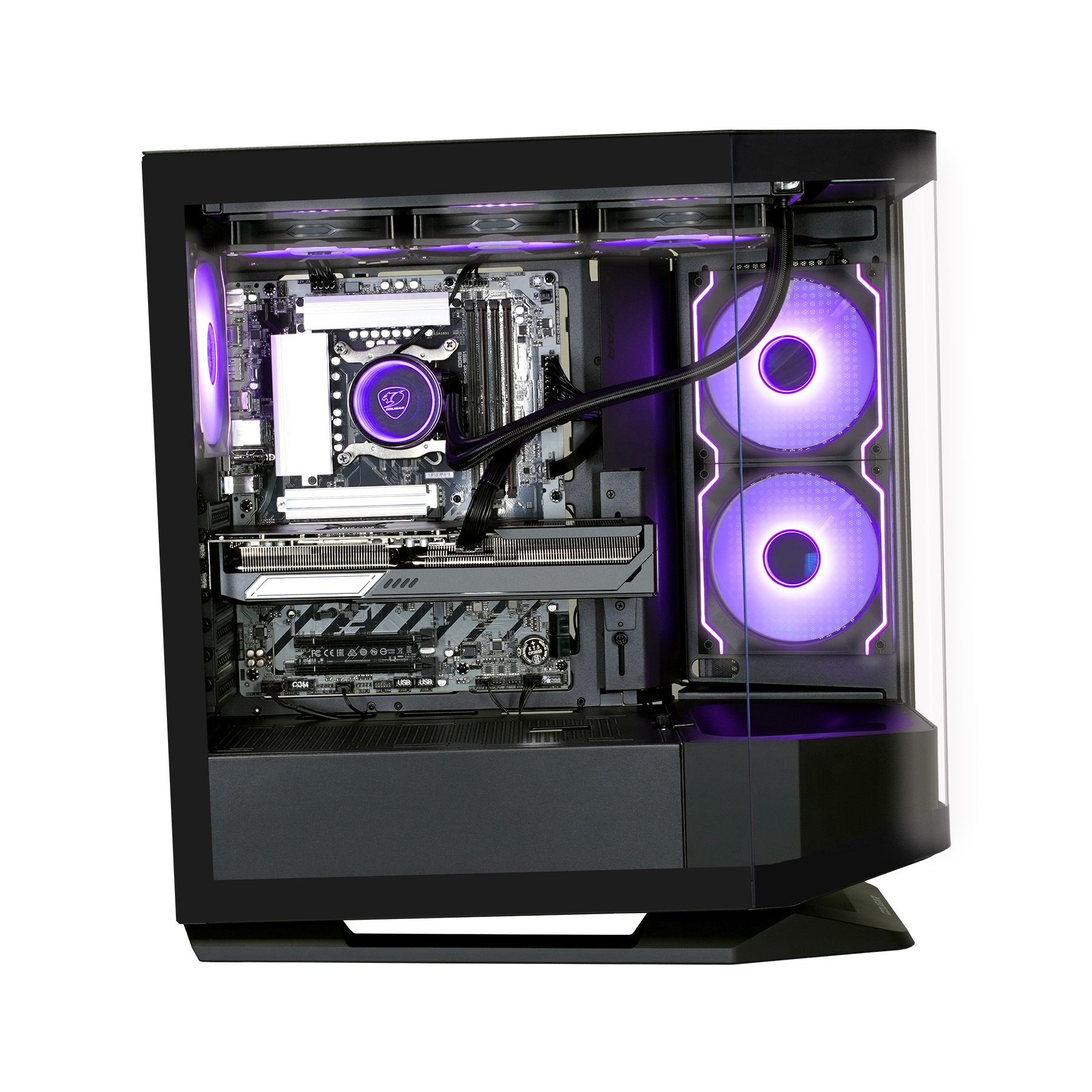 Cougar Gaming-PC »FV270 BK 8071 AMD Ryzen 7 9700X 32GB DDR5 1TB SSD RX 9070 XT« Windows 11, DDR5 RAM, Wasserkühlung