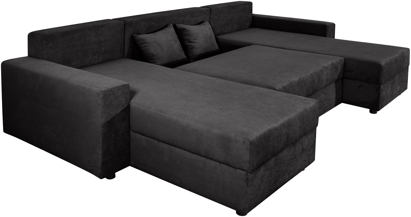 COLLECTION AB Wohnlandschaft »Pico U-Form«, Breite 252, mit Armlehne Schlaffunktion, Bettkasten