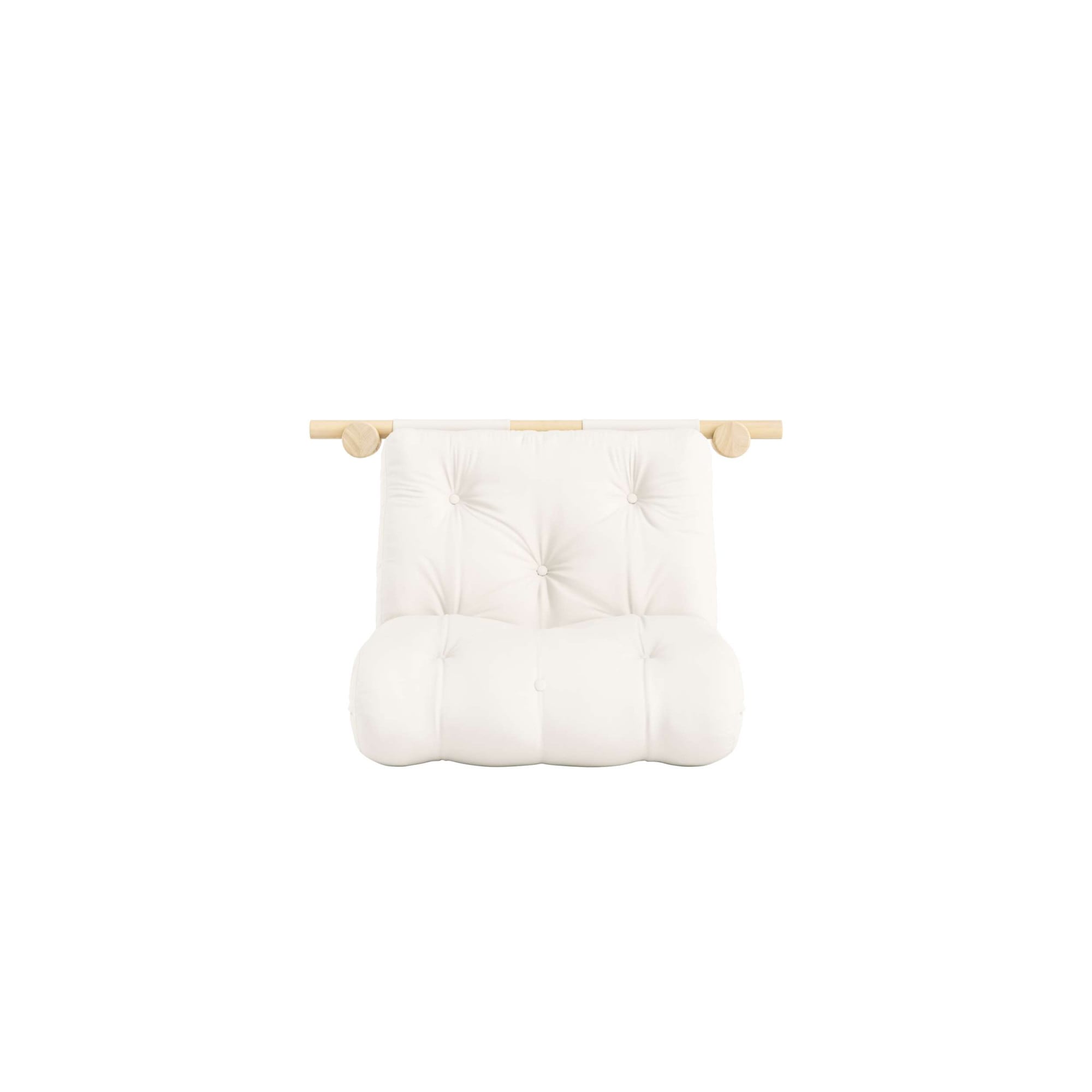 Karup Design Schlafsofa »Hooked Sofa Bed / Sleeper Chair – Sitz- oder Schlafplatz, platzsparend« Futonmatratze inkl. Halterungsset aus FSC®-zertifiziertem Massivholz