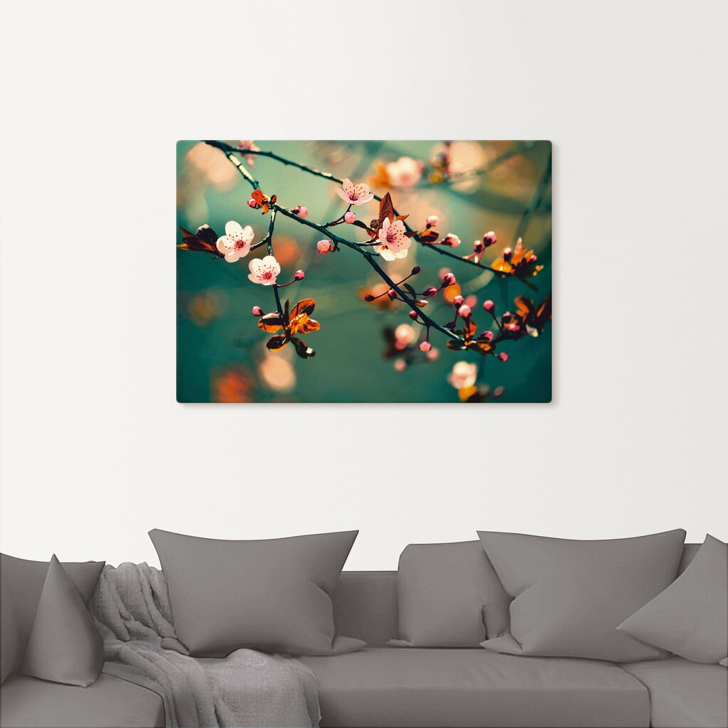 Artland Wandbild »Japanische Kirsch Sakura Blumen«, Blumen, (1 St.)