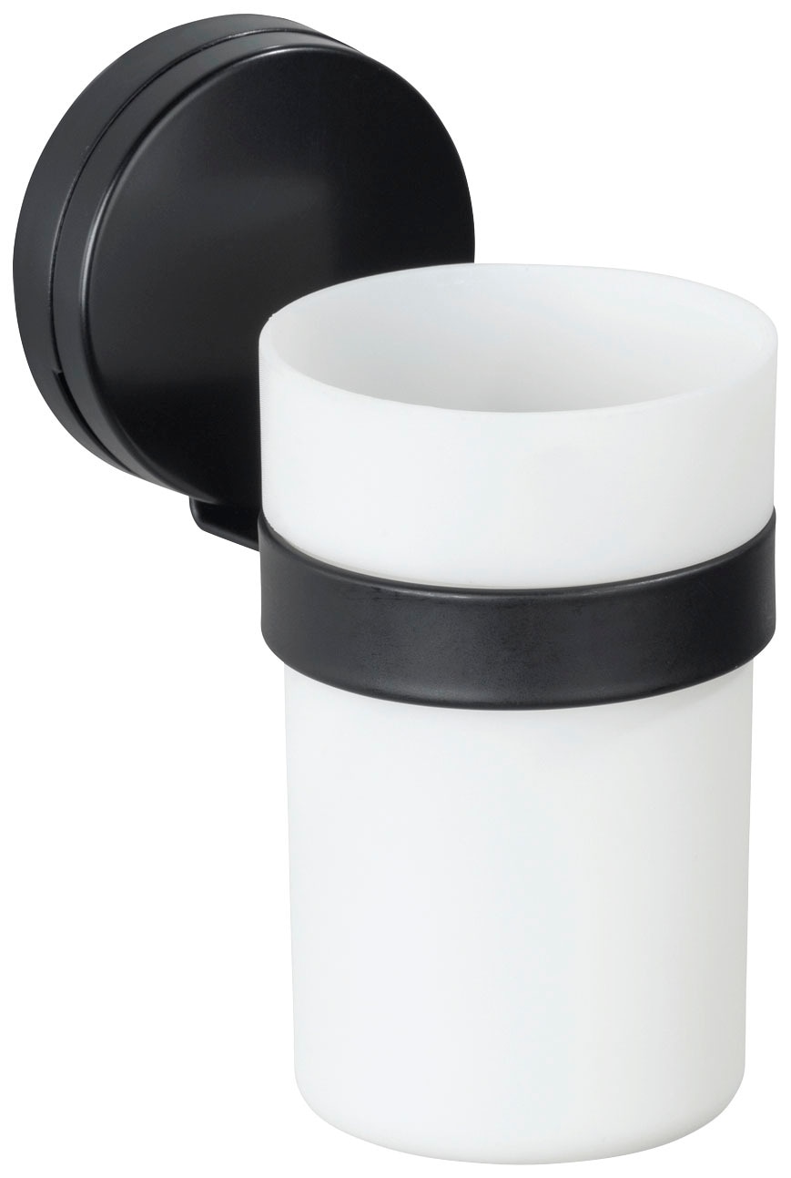 WENKO Zahnputzbecher »Static-Loc® Plus Pavia«, Befestigen ohne Bohren
