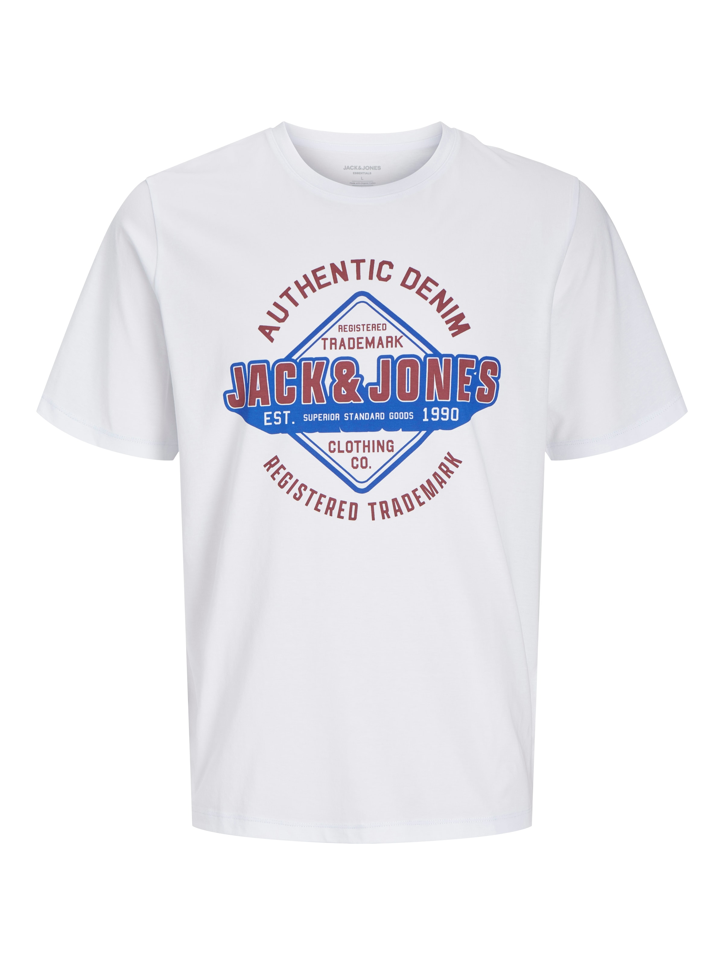 Jack & Jones PlusSize Rundhalsshirt »JJELOGO TEE SS O-NECK 2COL S25 5P MP PLS«, (5 tlg.)