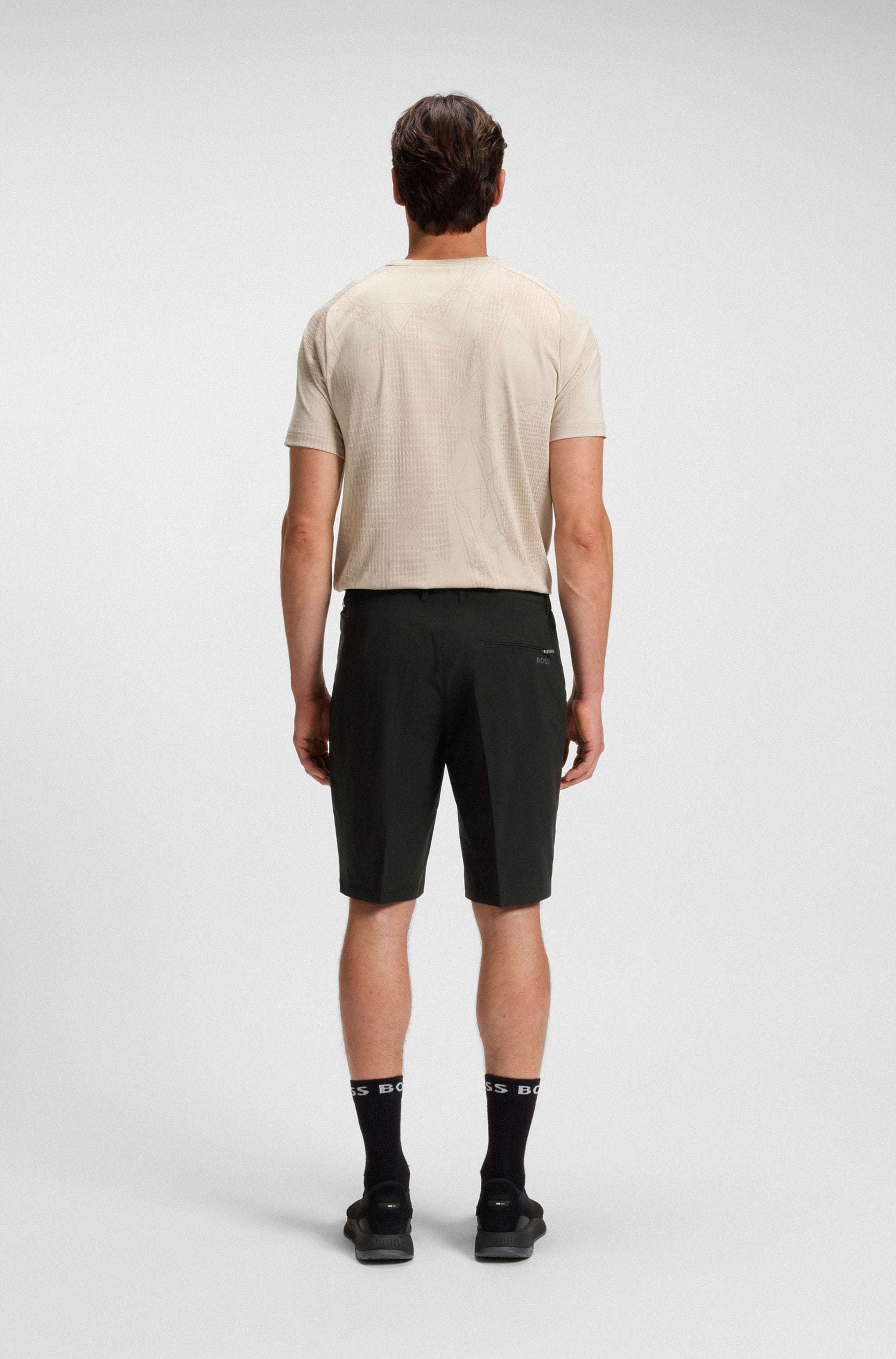 BOSS GREEN Shorts »S Speedflex«, in klassischer Form Jogpants Sweatpants Stretchhose