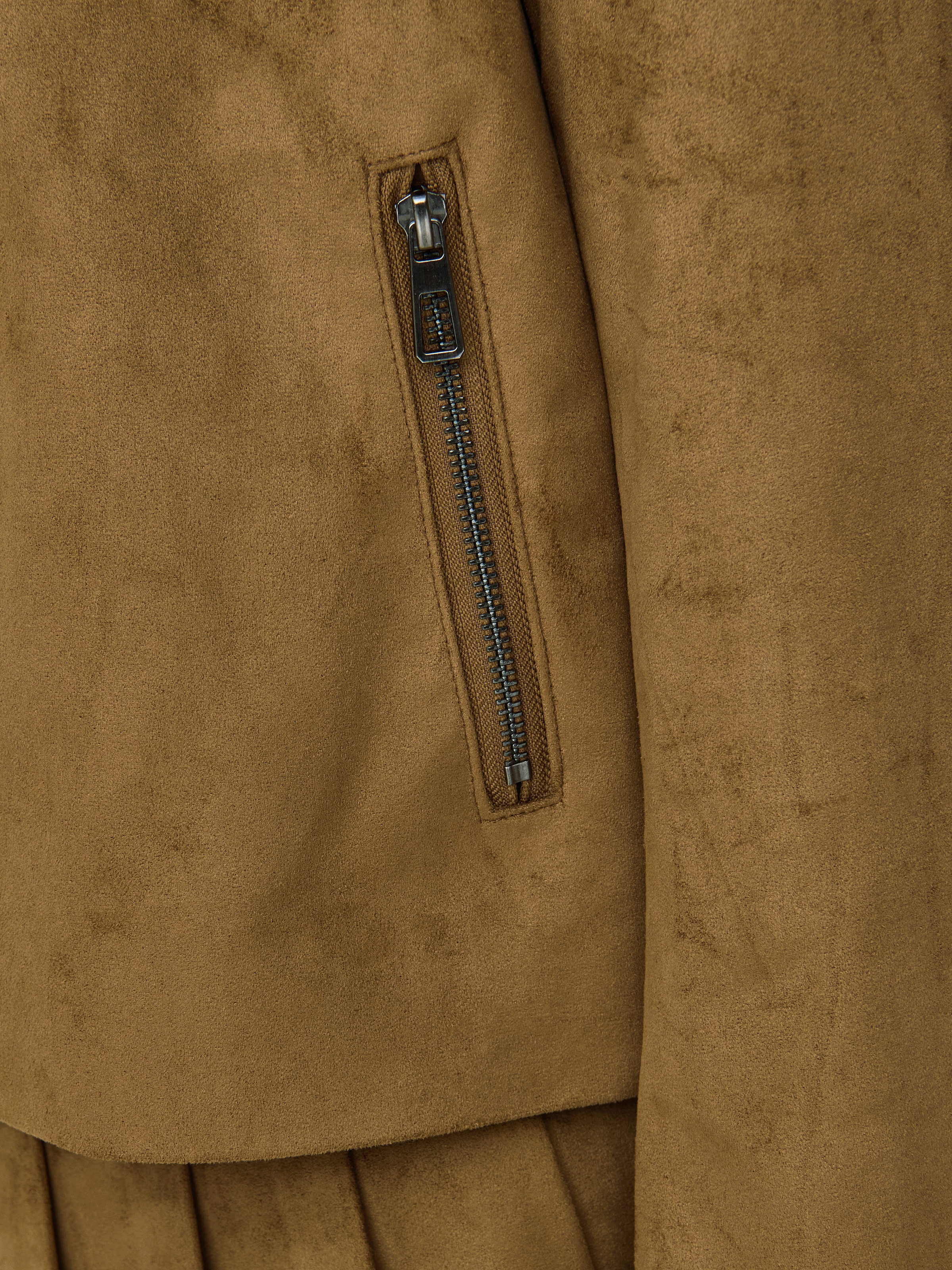 ONLY Kurzjacke »ONLTULIP FAUX SUEDE ZIP JACKET OTW«