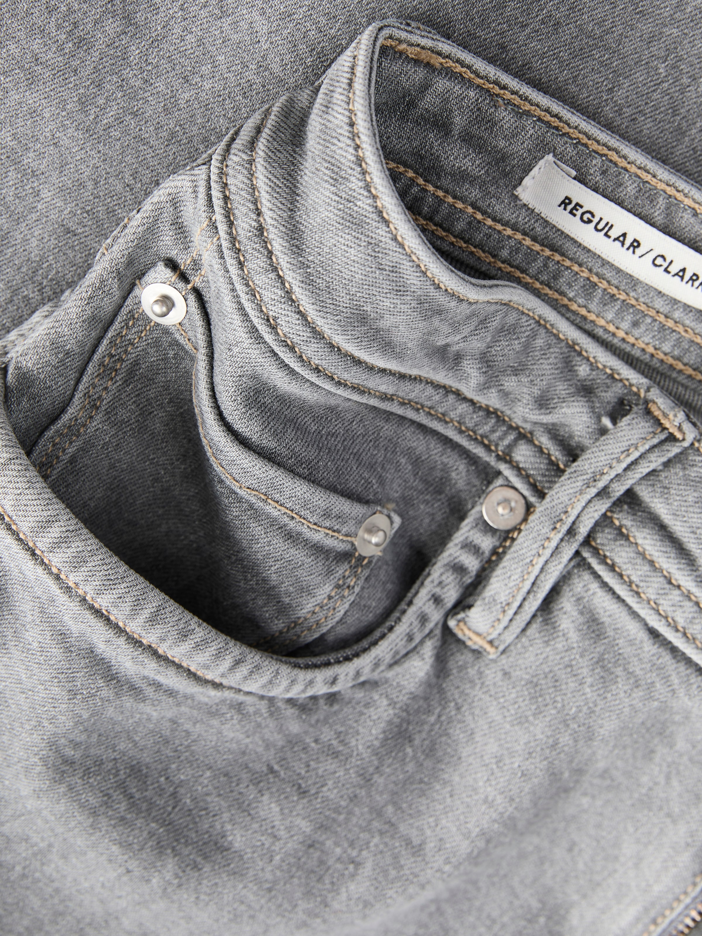 Jack & Jones Regular-fit-Jeans »JJICLARK JJFELIX AM 241« Baumwollmischung, regular fit