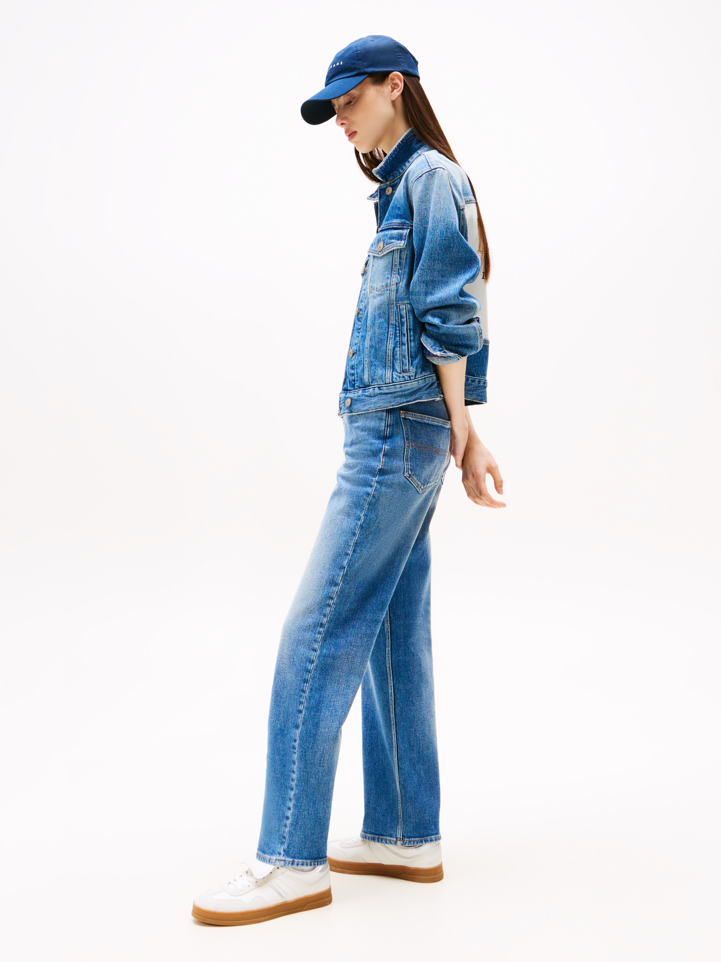 Tommy Jeans Straight-Jeans »LAYLA HR SLIM STR«, in Knöchellänge