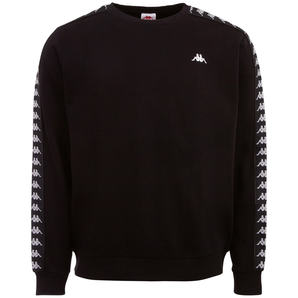 Kappa Sweatshirt, mit Logoband an den Ärmeln