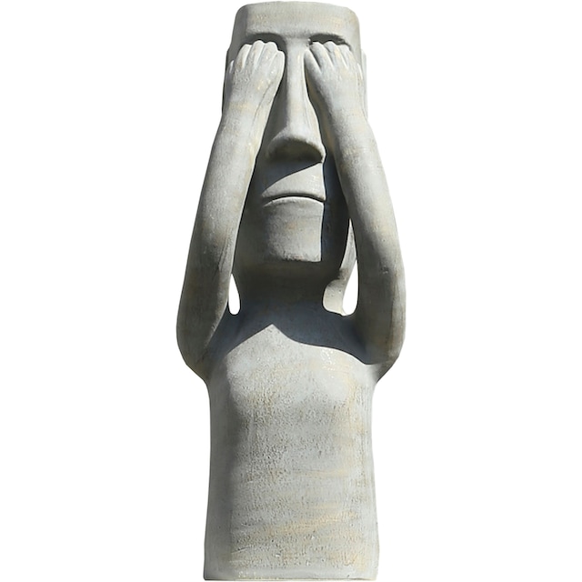 GILDE Dekofigur »Skulptur Nichts sehen«, (1 St.), Dekoobjekt, Höhe 63,5 cm,  aus Keramik, Wohnzimmer bestellen online bei OTTO
