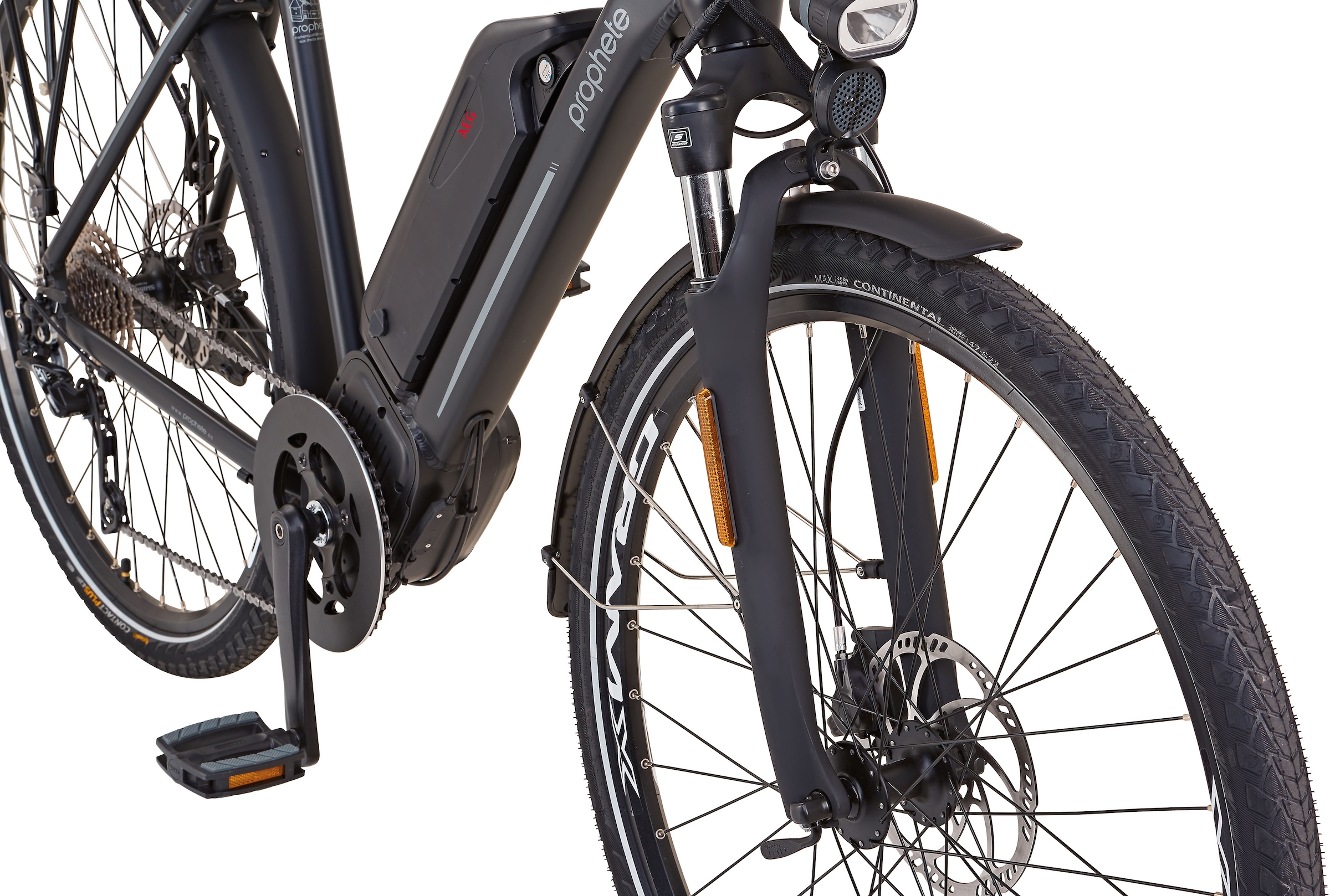 Prophete S-Pedelec »Entdecker 20.ETT.10«, 10 Gang, Shimano, Deore XT, Mittelmotor 500 W, S-Pedelec, Elektrofahrrad für Damen u. Herren
