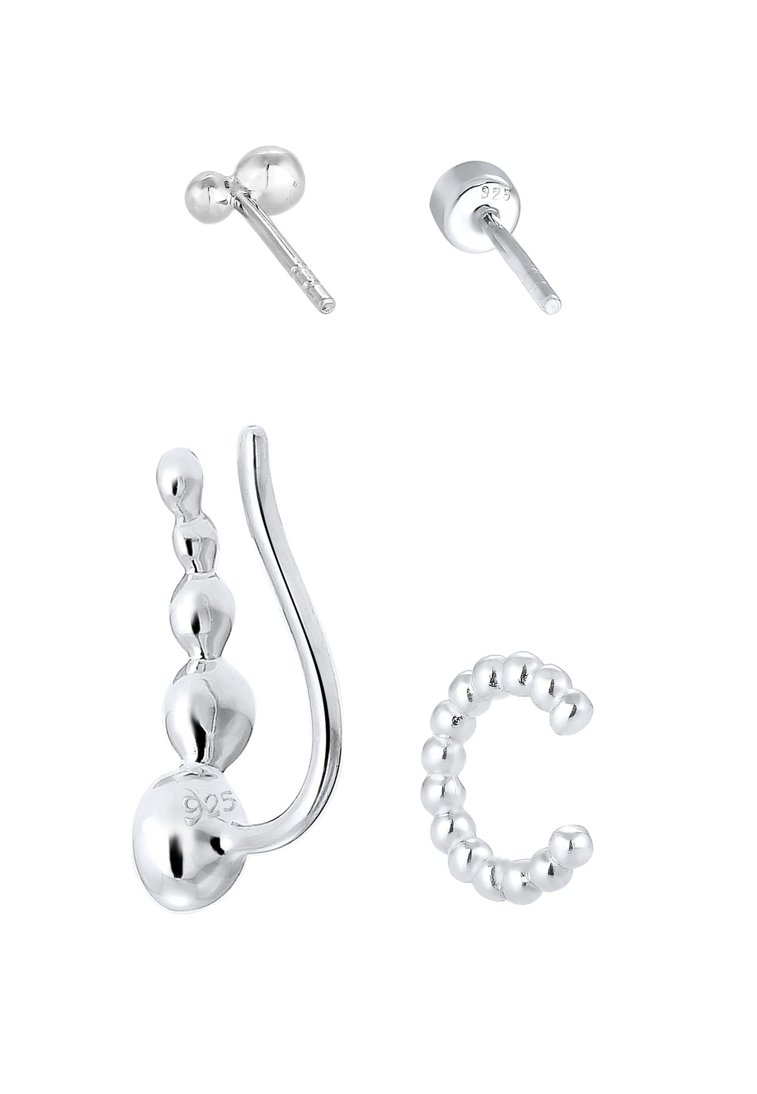 Elli Ohrstecker-Set »Ohrringe Set Kugel 925 Silber, mit Kristallen von Swarovski®«