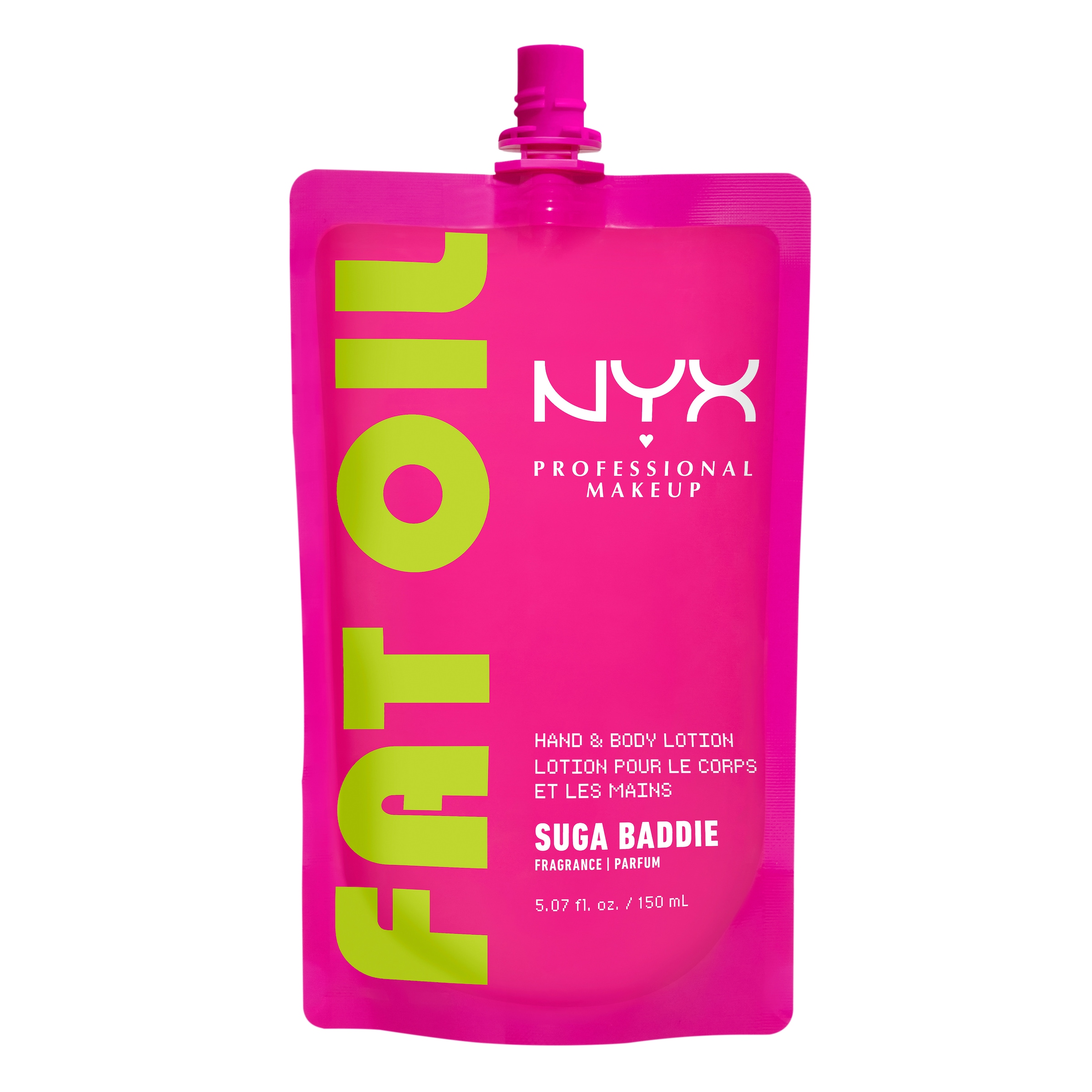 NYX PROFESSIONAL MAKEUP Körperlotion »FAT OIL HAND & BODY LOTION SUGA BADDIE« leichte, feuchtigkeitsspendende Hand- und Körperlotion