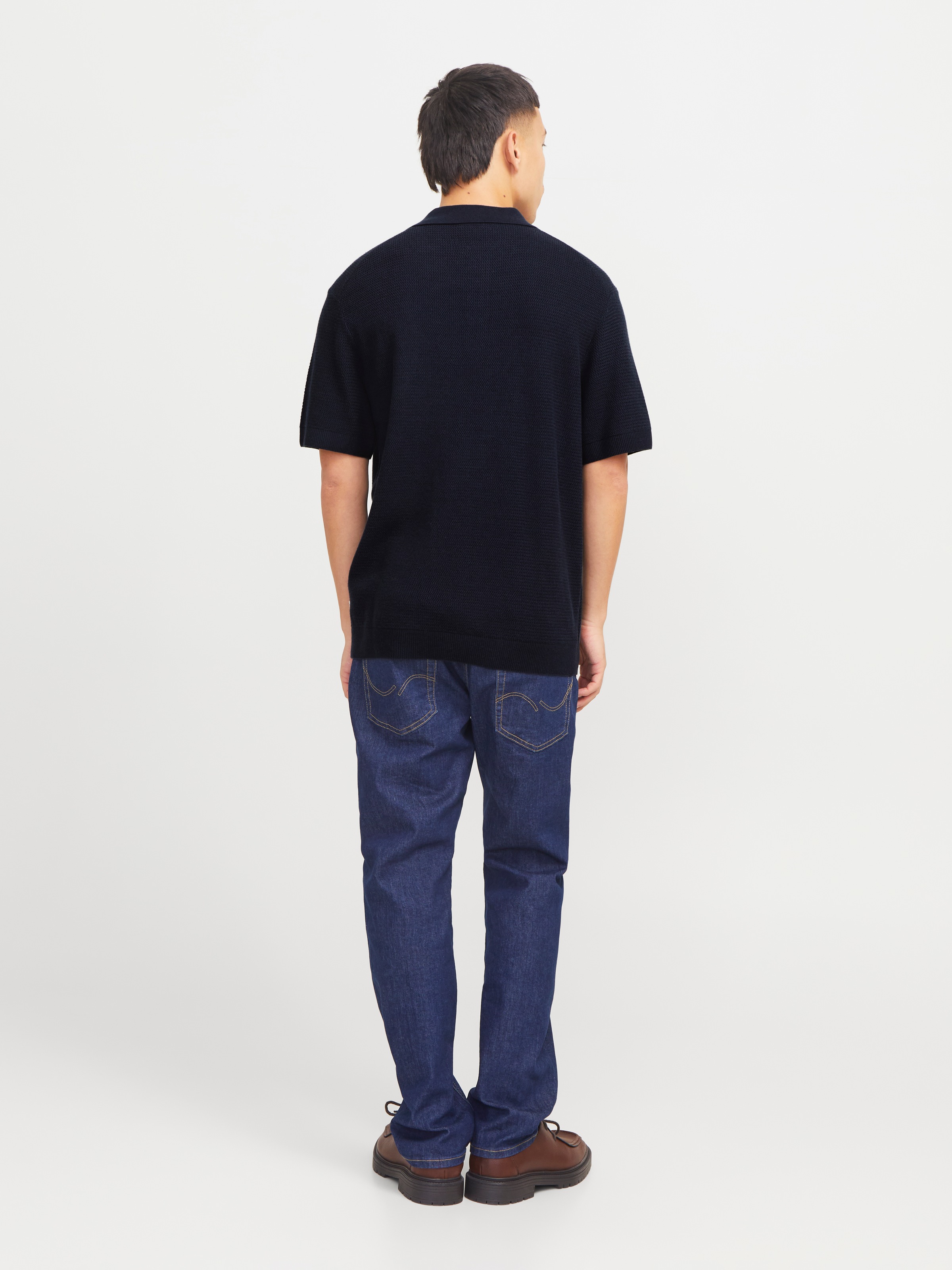 Jack & Jones Polokragenpullover »JPRCCCOOPER KNIT POLO SS SN«