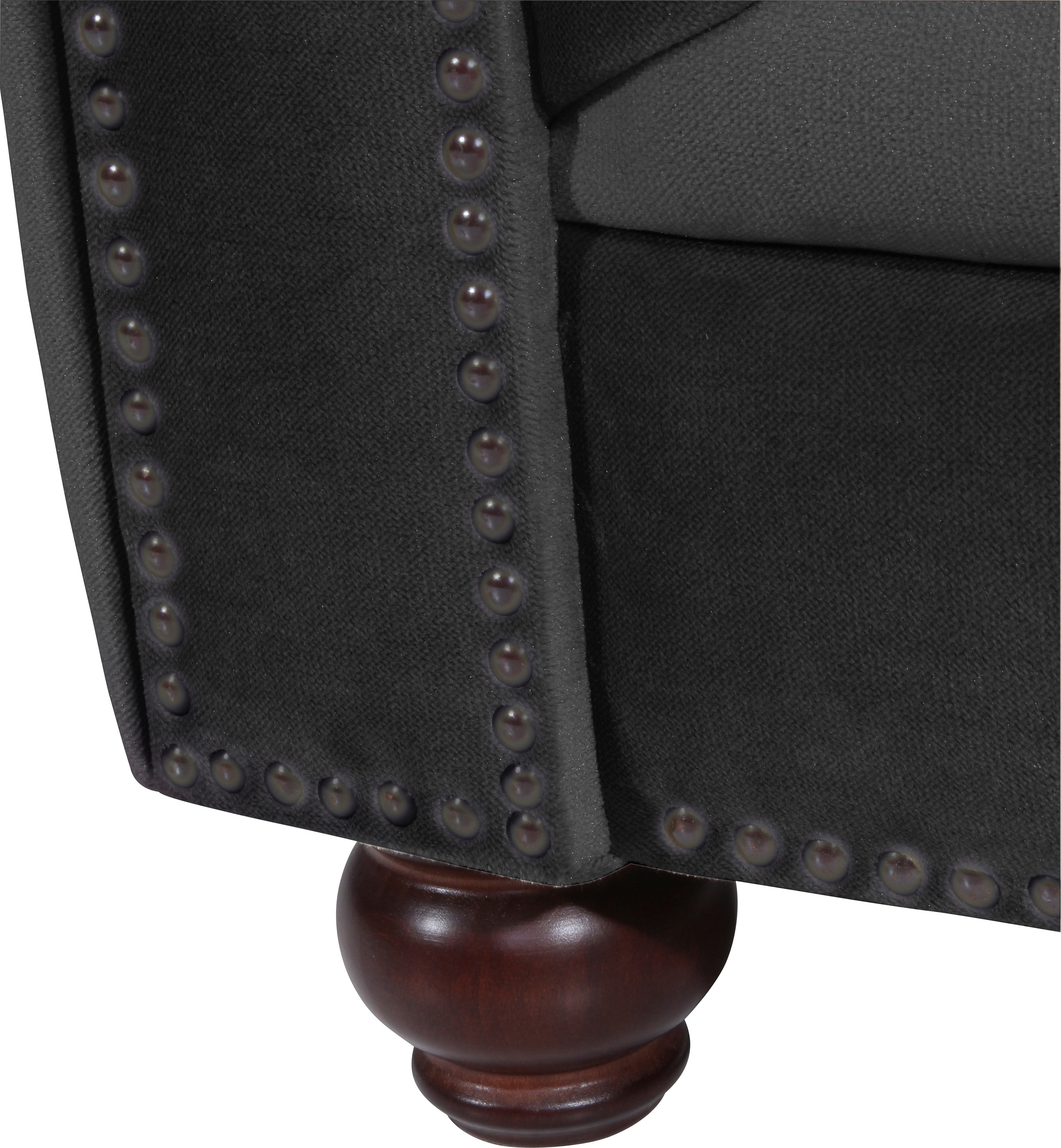 Max Winzer® Polstergarnitur »Old England Chesterfield, hochwertig und elegant« 3 Stk. tlg. mit edler Knopfheftung, 3-tlg.