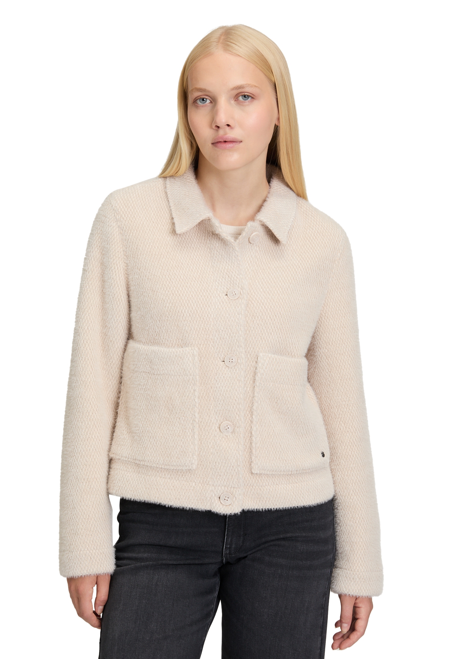 Betty&Co Outdoorjacke »Casual-Jacke mit Kragen«