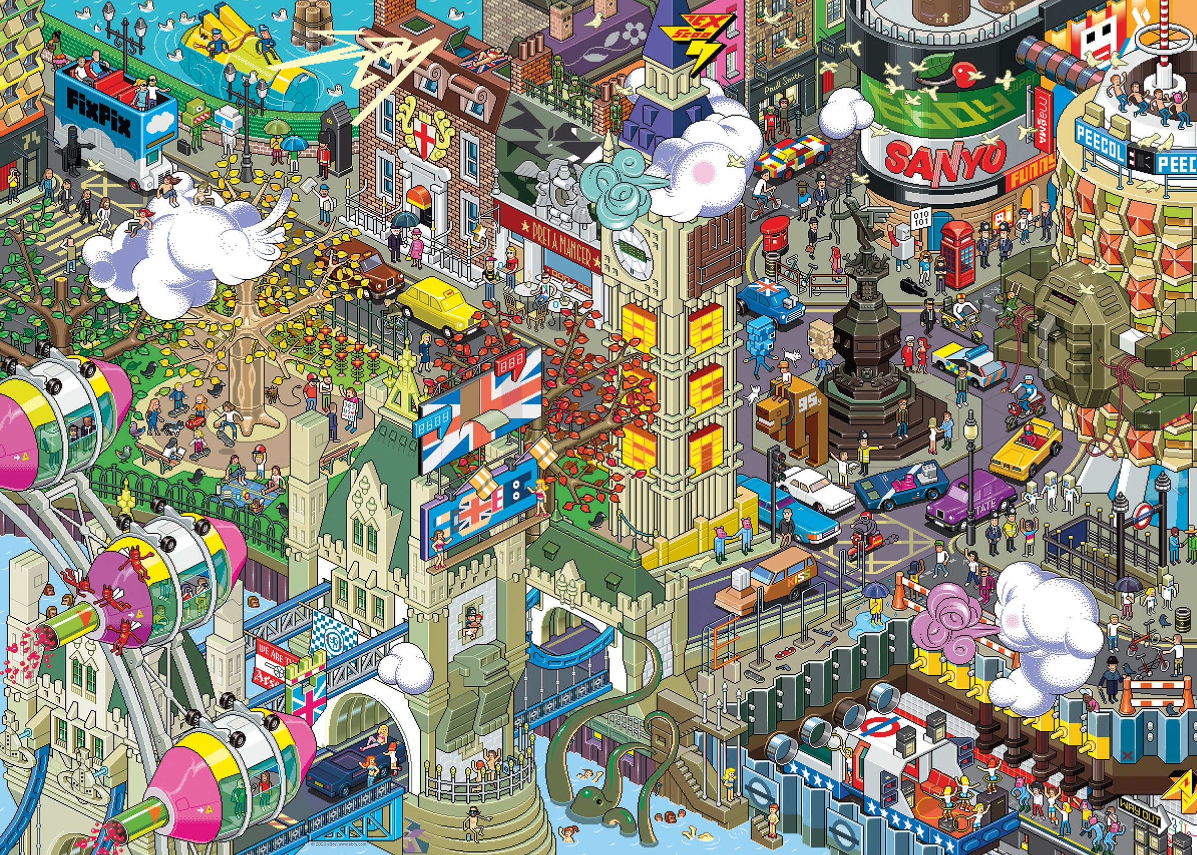 HEYE Puzzle »London Quest«, Made in Germany