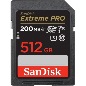 Sandisk Speicherkarte »SDXC Extreme PRO in schwarz, Größe 512 GB
