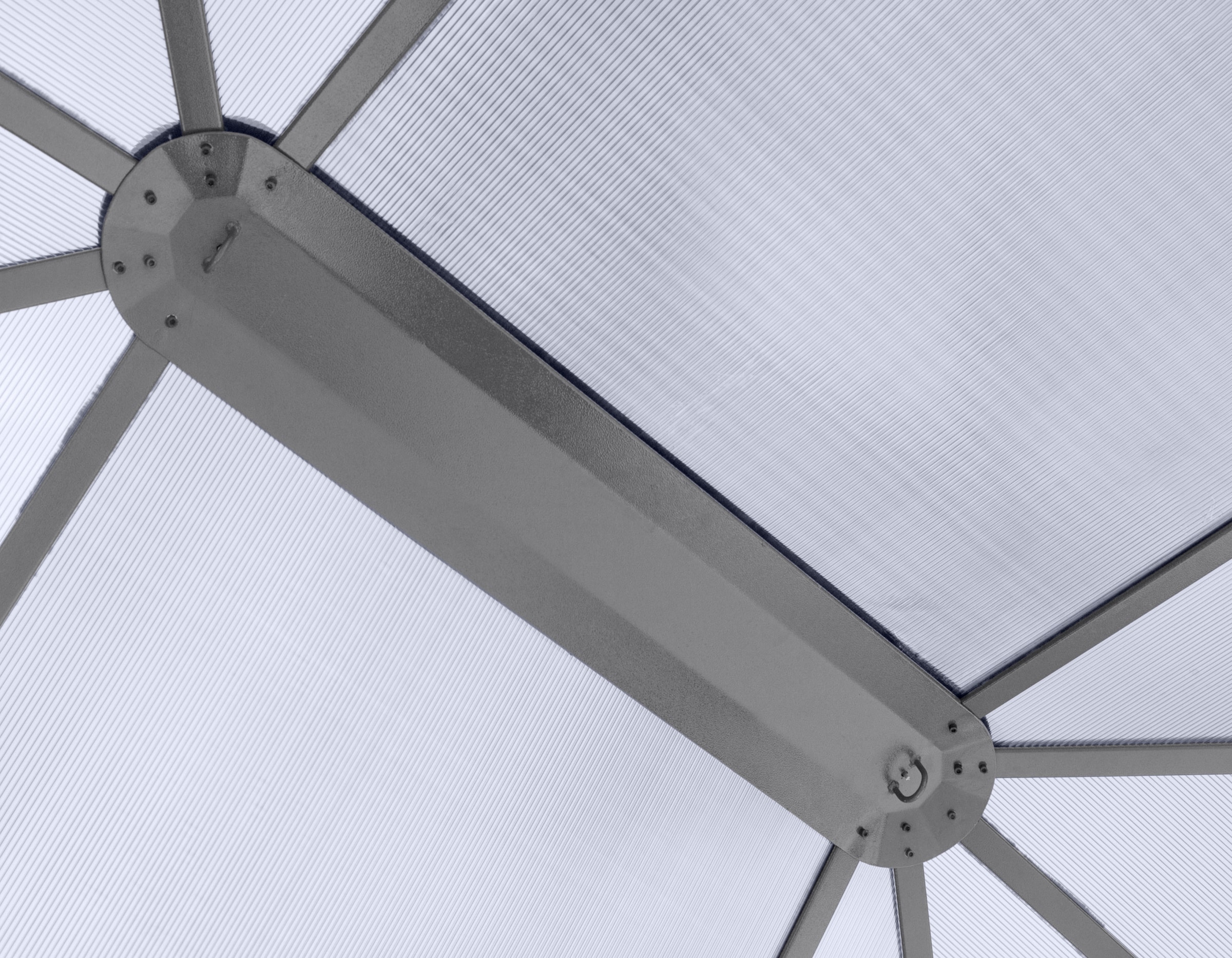 KONIFERA Pavillon »Malaga«, BxT: 300x400 cm, Stahlgestell, Polycarbonat-Dachplatten