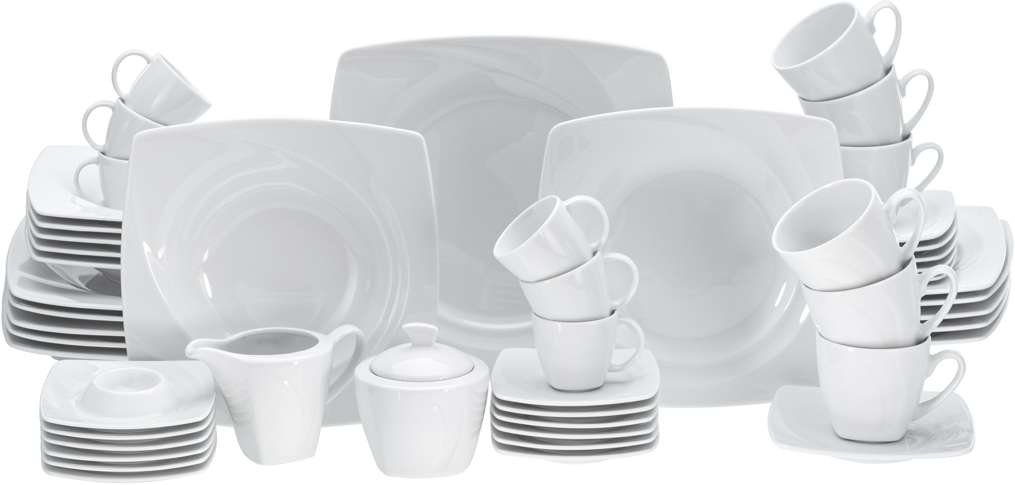 Kombiservice »Geschirr-Set Celebration«, (50 tlg., Kaffeeservice und Tafelservice im...