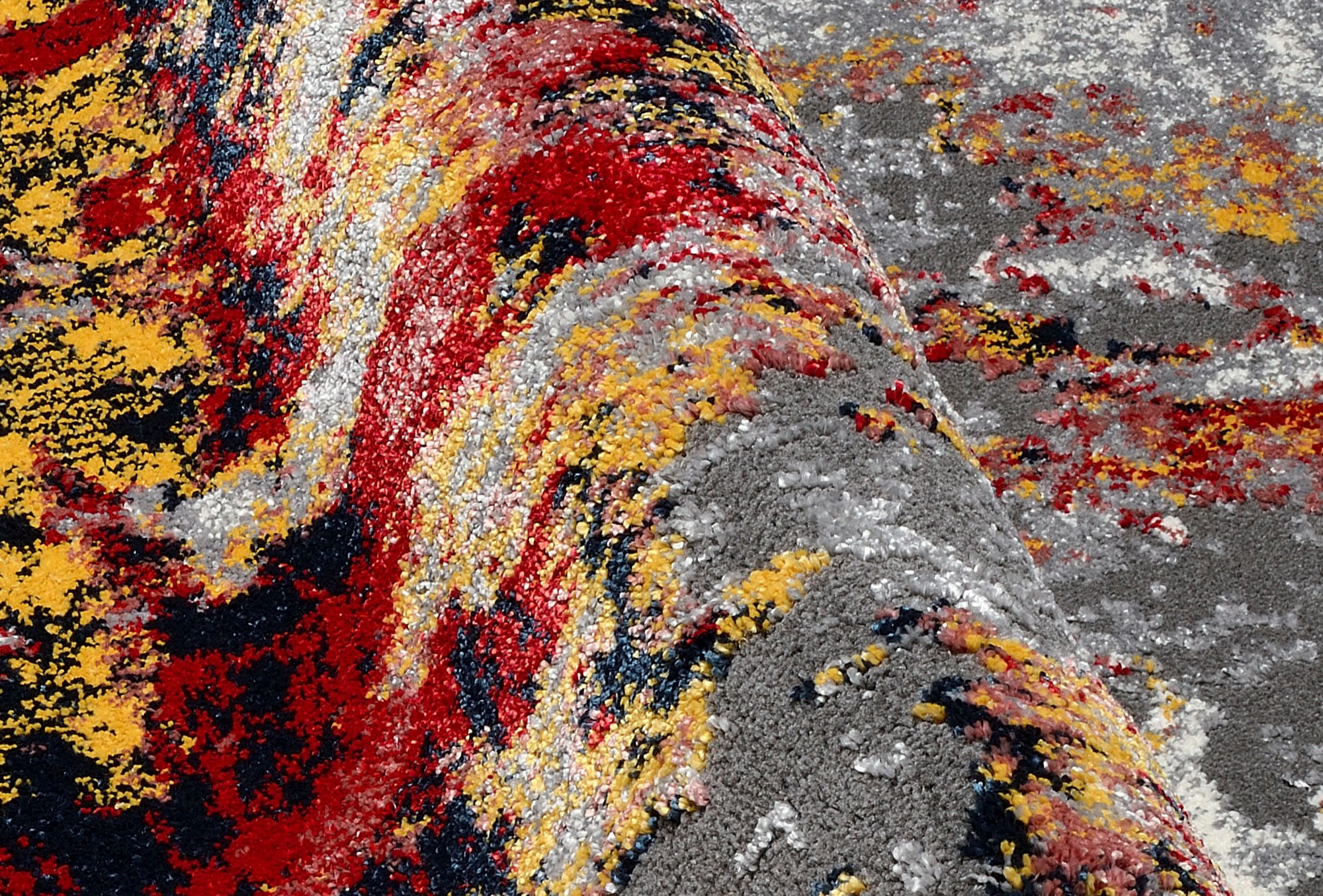 OCI DIE TEPPICHMARKE Teppich »HIGH & LOW ONE« rechteckig 20 mm Höhe Hochflor, Langflor, 3D Hochtief-Optik, Wohnzimmer