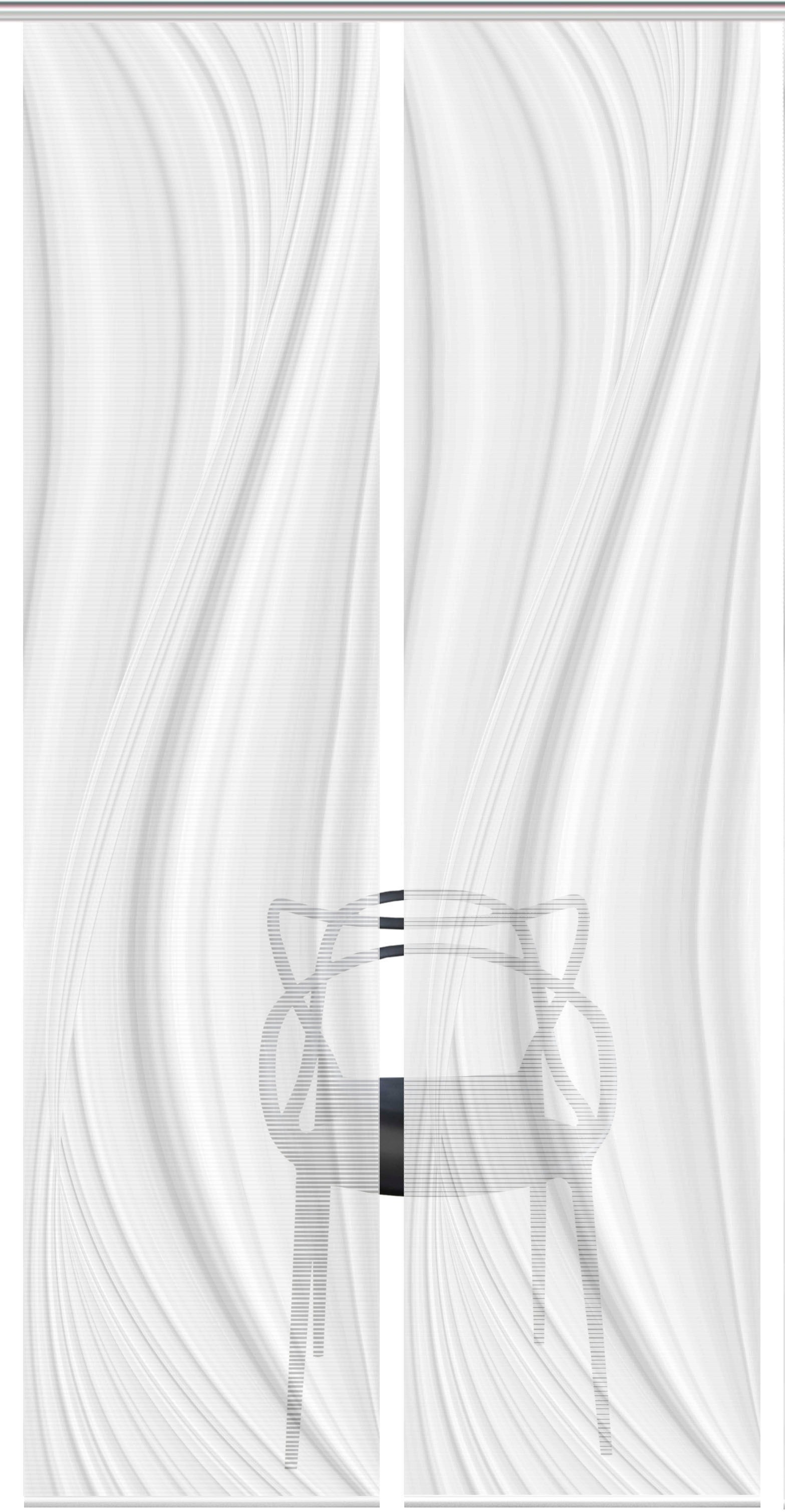 Vision S Schiebegardine »LAURINA 2er SET«, (2 St.), Schiebevorhang Digidruck 2er Set LAURINA
