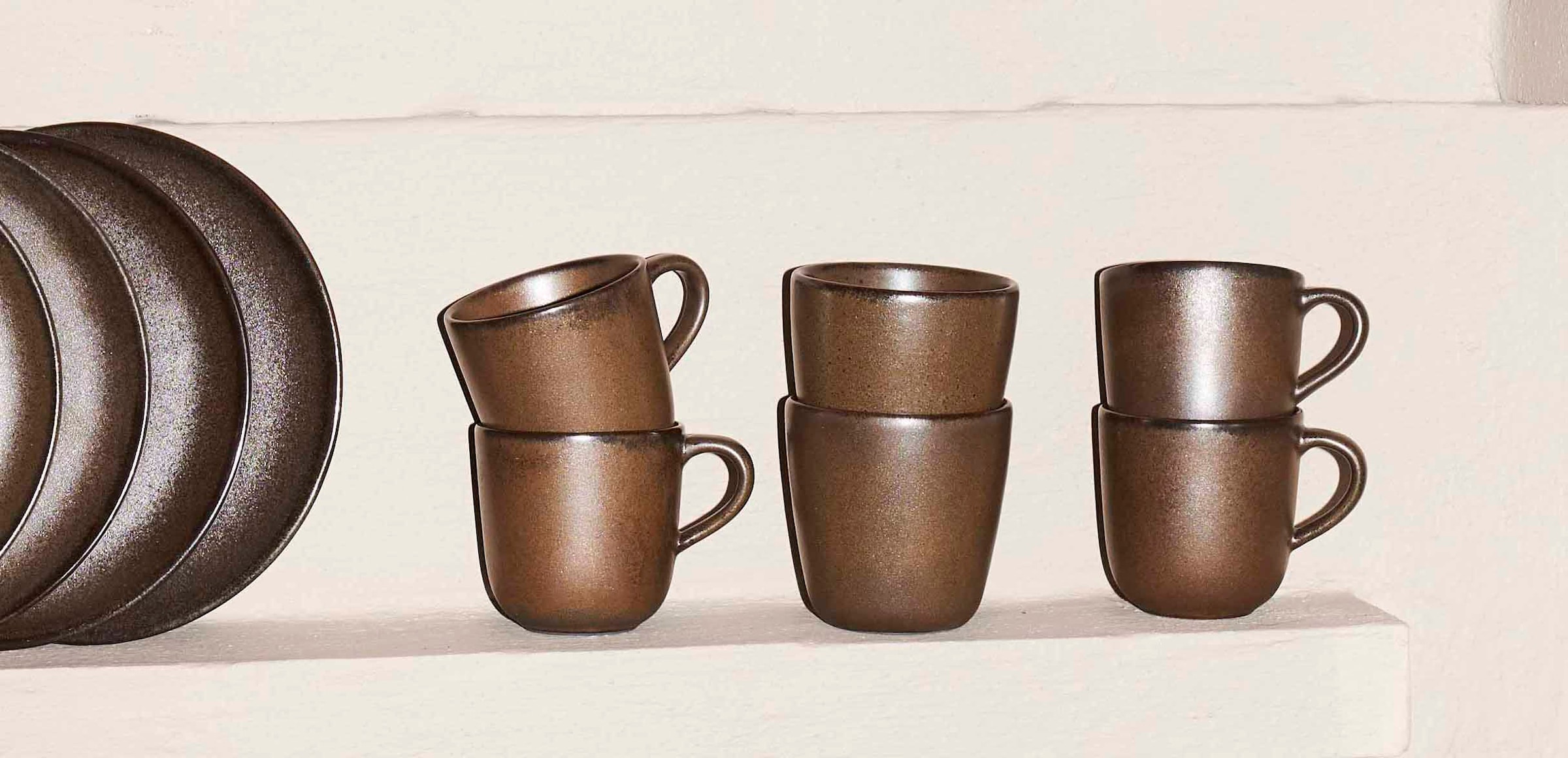 aida RAW Tasse »RAW«, (Set, 6 tlg.), 20 cl, 6-teilig