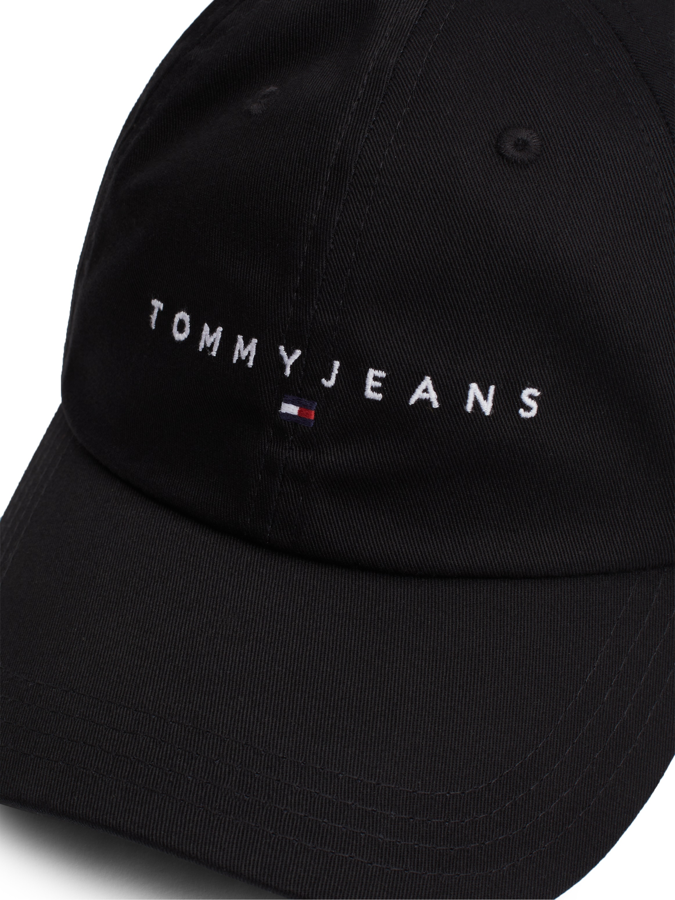 Tommy Jeans Baseball Cap »TJW LINEAR LOGO 6 PANEL CAP« mit Logostickerei UNISEX