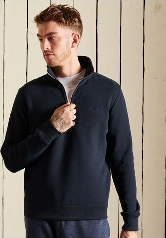 Superdry Sweatshirt »VINTAGE LOGO EMB ZIP HENLEY« kaufen