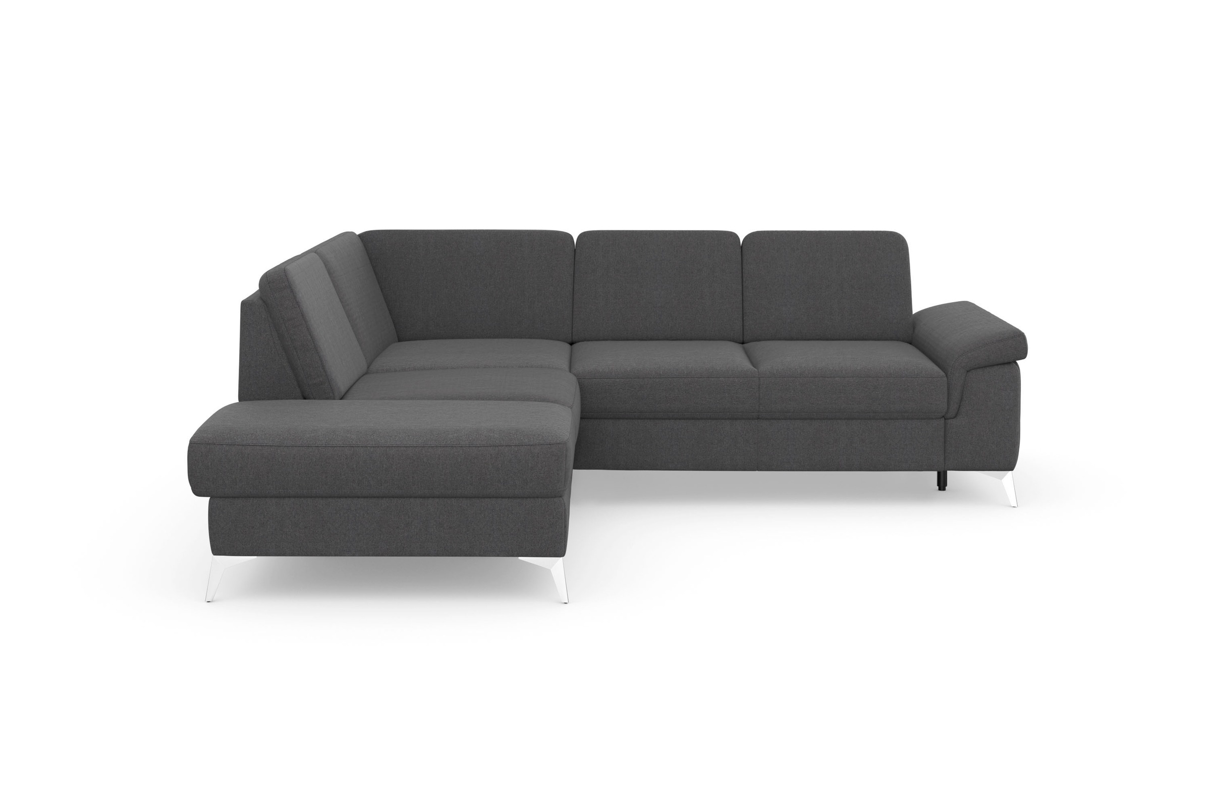 sit&more Ecksofa »Padua L-Form«, inklusive Sitztiefenverstellung, Armteilfunktion und Federkern