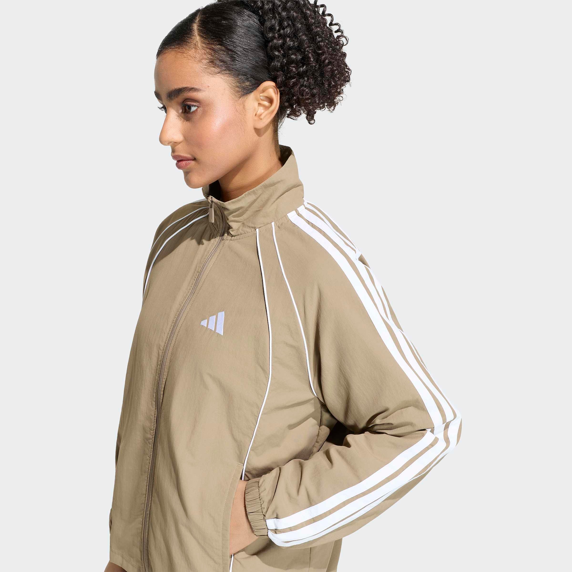 adidas Sportswear Sweatjacke »ICONIC, GEWEBT, 3-STREIFEN«