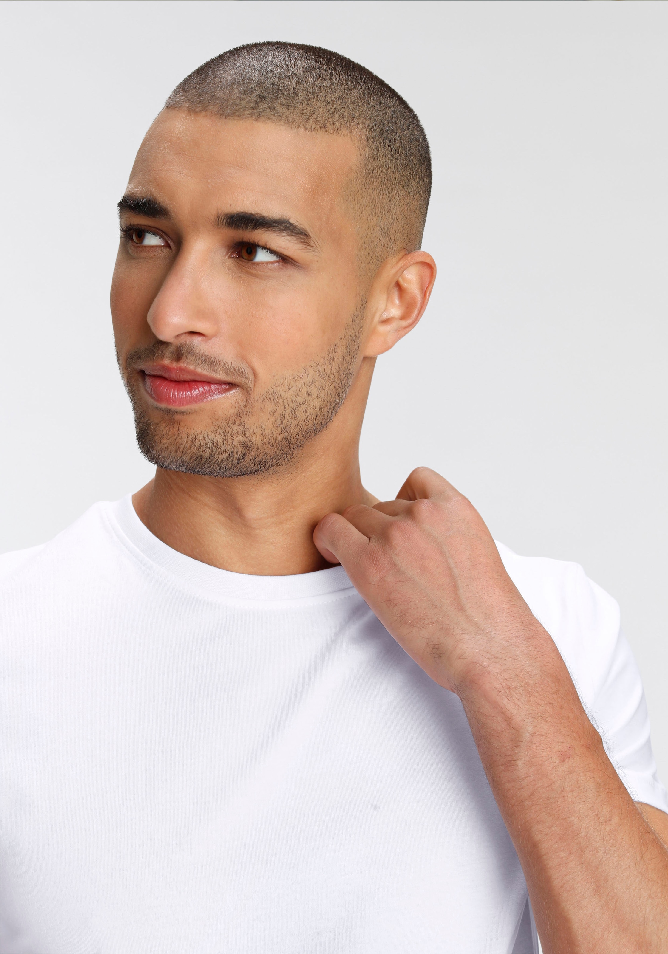 AJC T-Shirt, (3er-Pack), lockere Passform, Basic-Stil